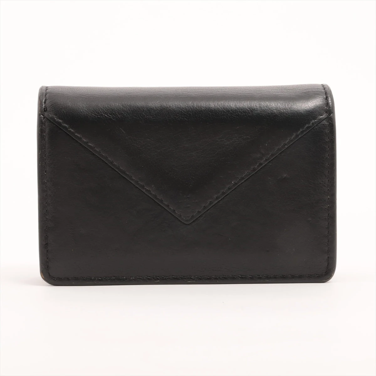 バレンシアガ ペーパー レザー カードケース ブラック 505238 A3020855  