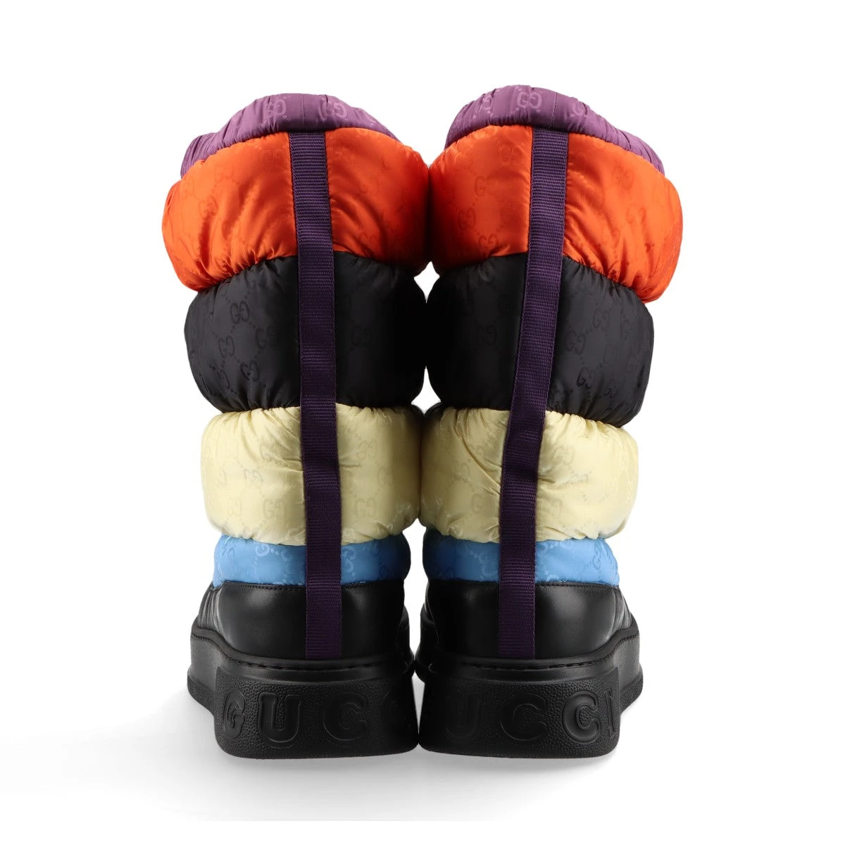 GUCCI GG柄ナイロン キルティングブーツマルチカラー
