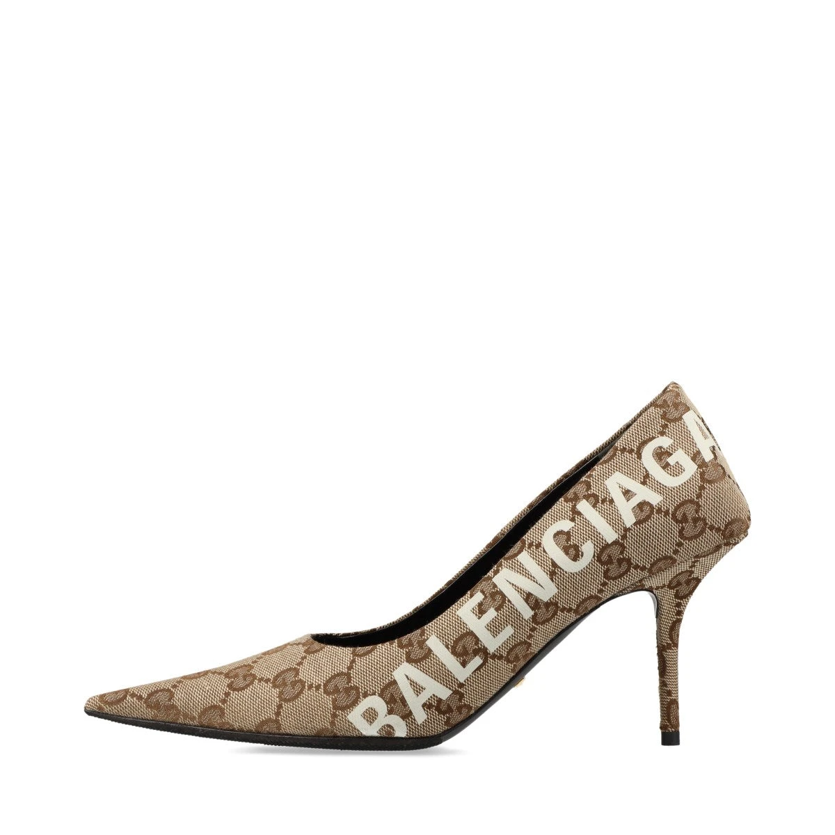 GUCCI BALENCIAGA グッチ バレンシアガハイヒール 黒 美品 BALENCIAGA×GUCCI 680123 バレンシアガ×グッチ グッチ