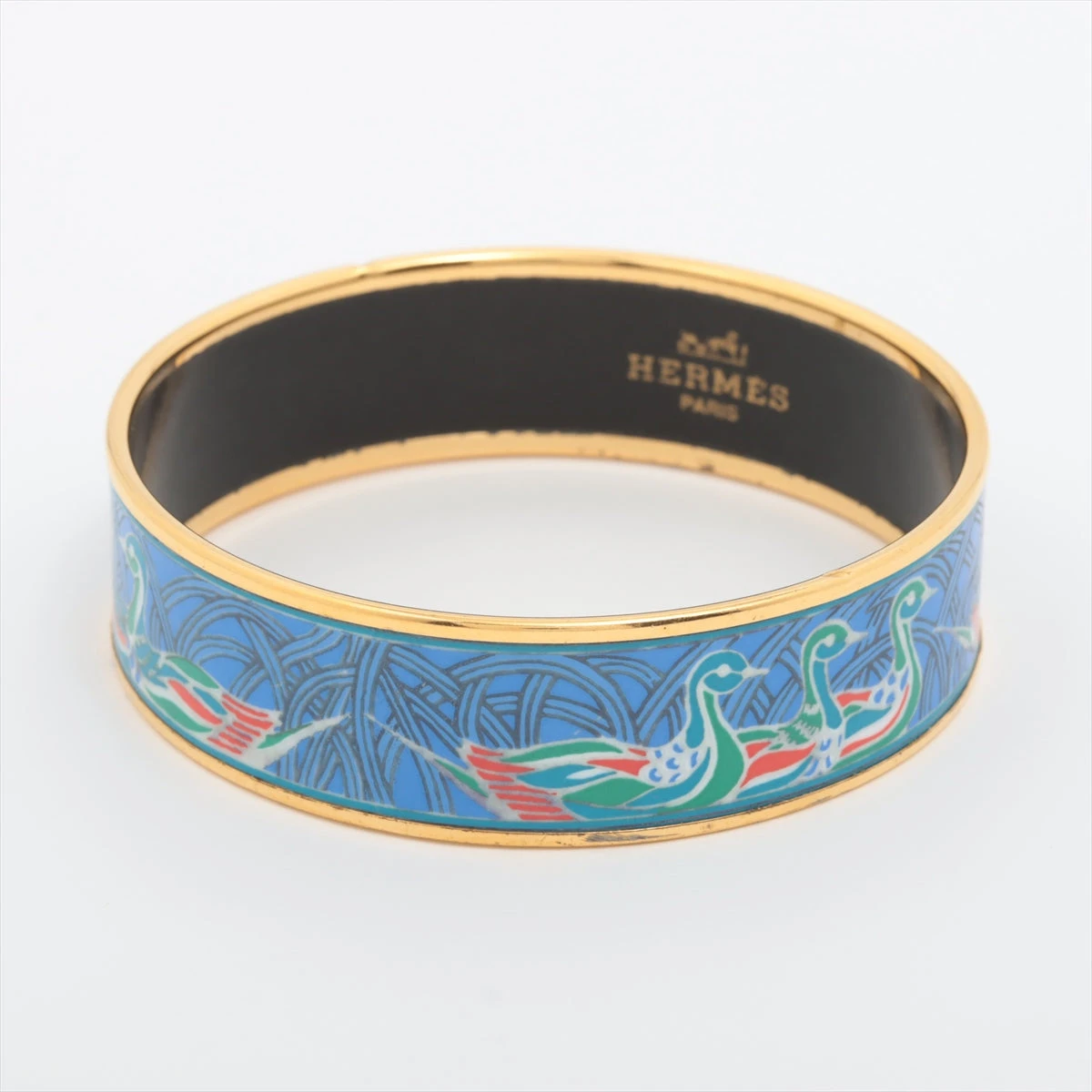 エルメス エマイユGM バングル GP ゴールド ZZ019350｜中古ブランド品 