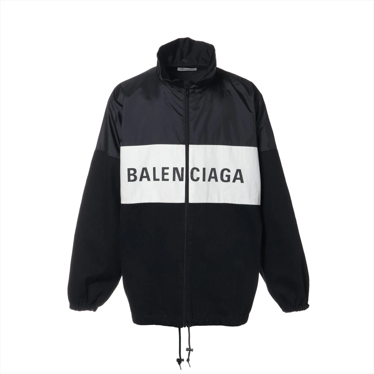 バレンシアガ 20年 コットン×ナイロン ジャケット 34 メンズ ブラック  