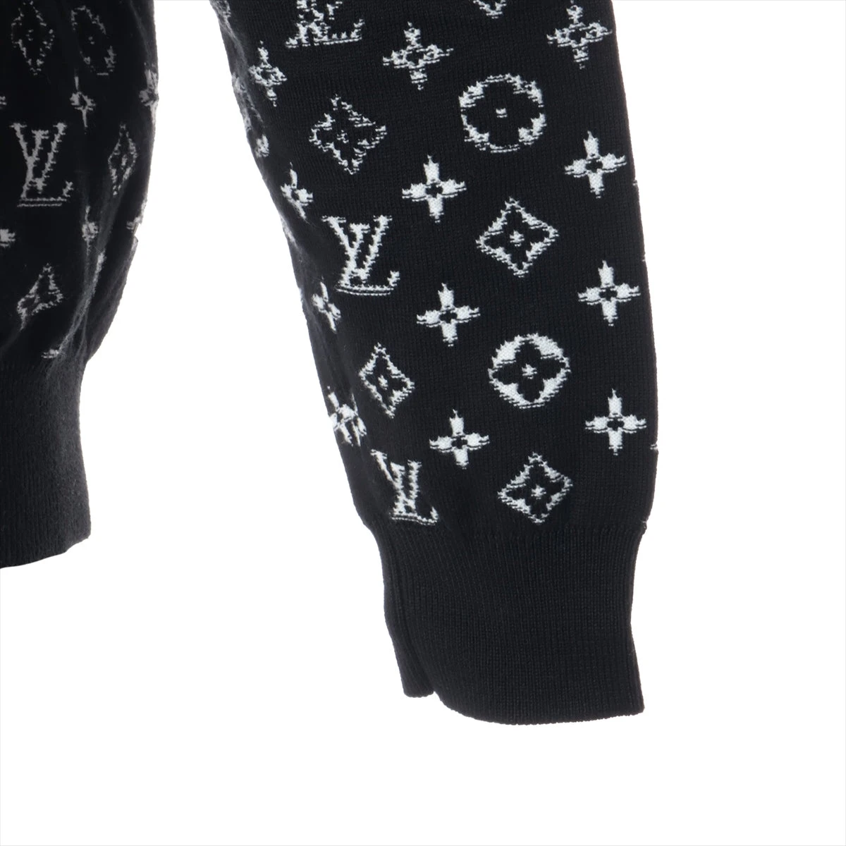 LOUIS VUITTON モノグラムデグラデクルーネックセーター ルイヴィトン LVSEモノグラムデグラデクルーネック ニット セーター 紺