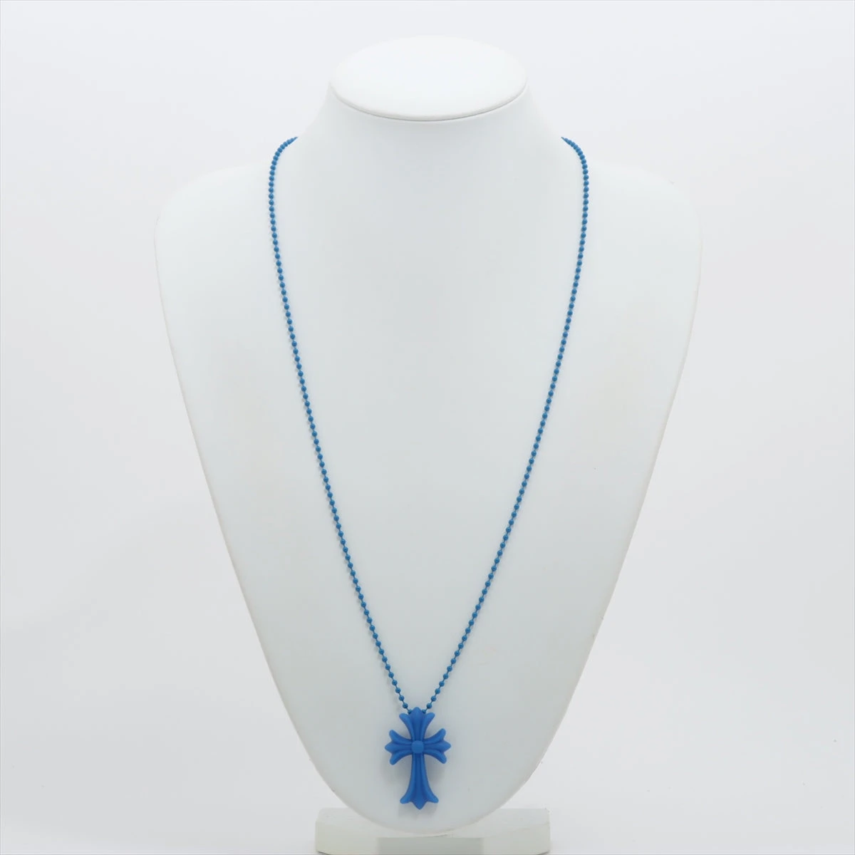 クロムハーツ スモールCHクロス ネックレス 素材表記なし 7.6g ラバー