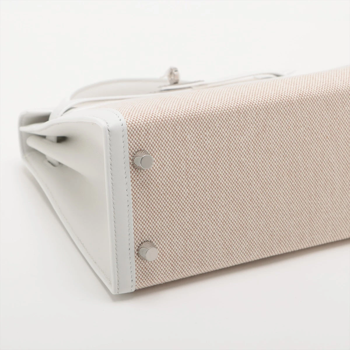 エルメス ケリー25 ヴォースイフト×トワルアッシュ ニューホワイト