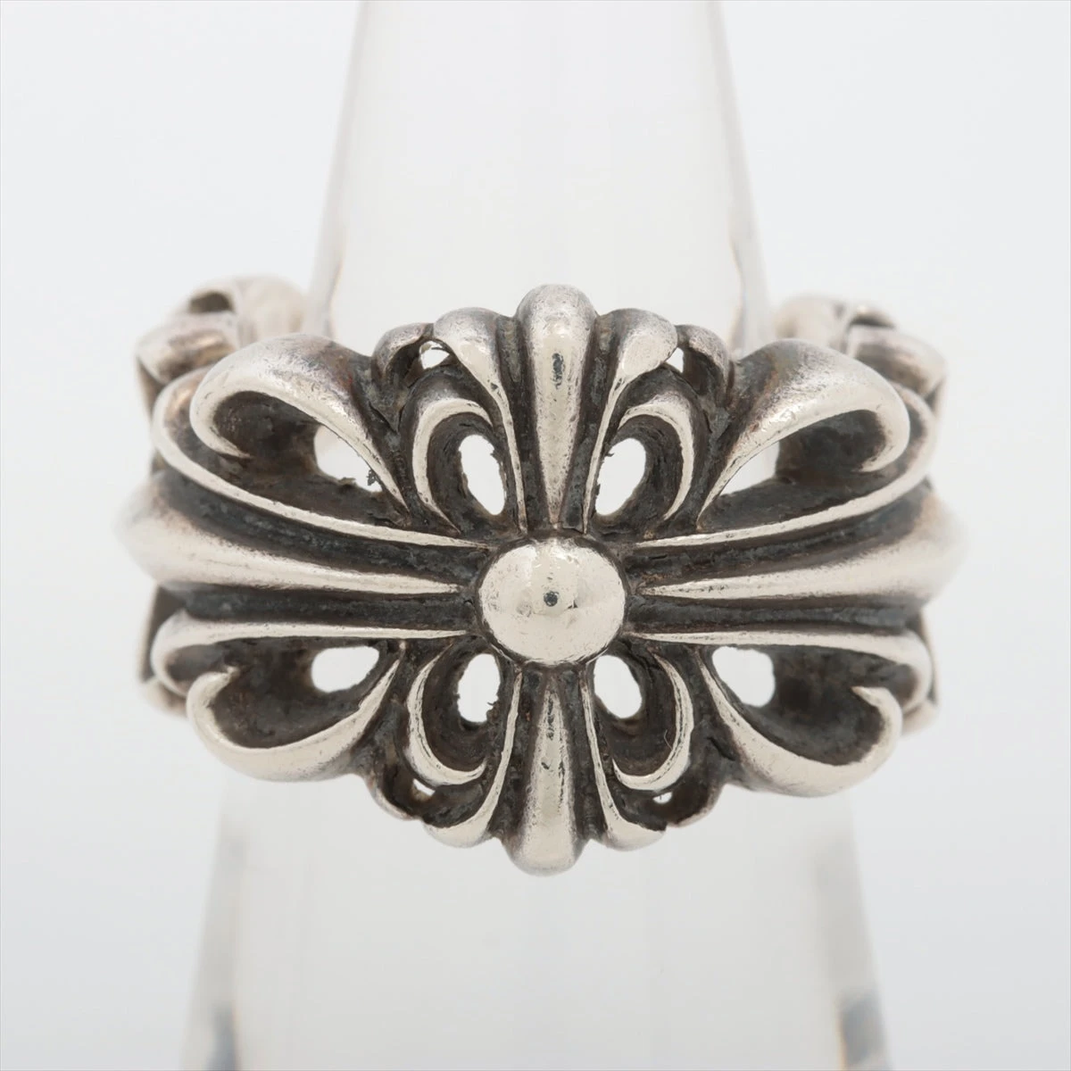 美品 クロムハーツ ダブルフローラルクロスリング 14号 楽天市場】【CHROME HEARTS】クロムハーツ ダブル フローラル