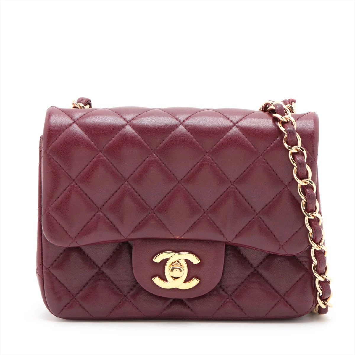 【超美品】 シャネル ミニマトラッセ シングルフラップチェーン ＃106 超美品】 シャネル ミニマトラッセ シングルフラップチェーン ＃106