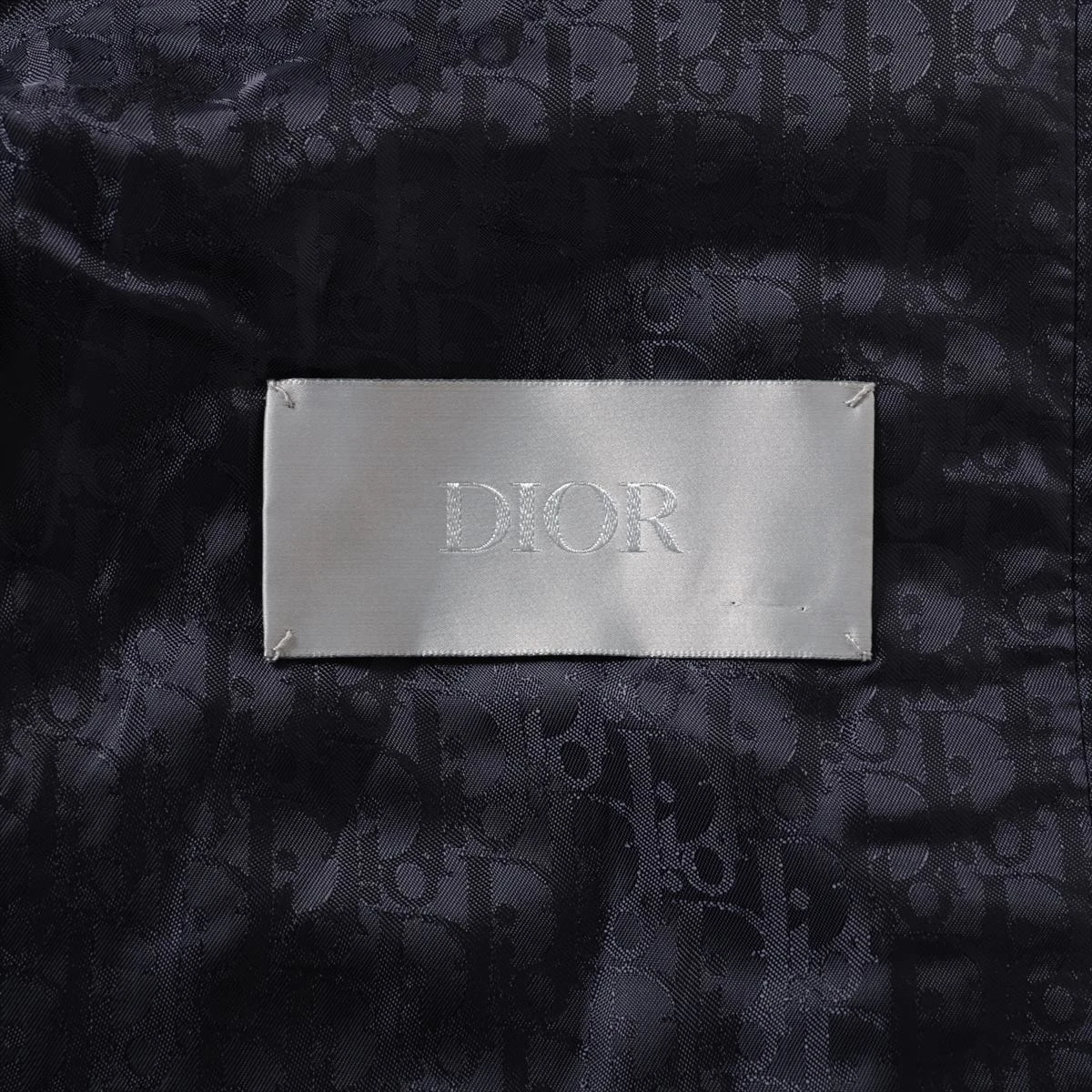 ディオール DIOR AIR DIOR 033C402A4120 ジャケット ディオール×ナイキ オブリーク コットン ジャケット 48 ネイビー
