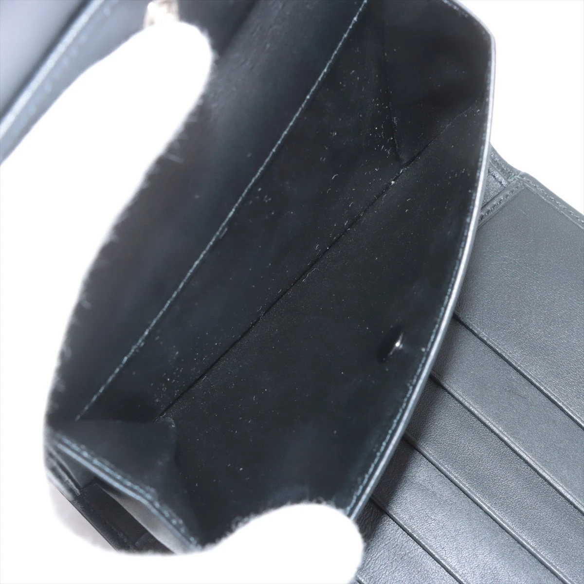 カルティエ トリニティ レザー 財布 ブラック GN027718|中古 カルティエ トリニティ レザー 財布 ブラック GN027718|中古