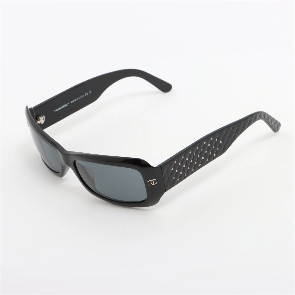 シャネル 5099 マトラッセ サングラス プラスチック ブラック A3024345  