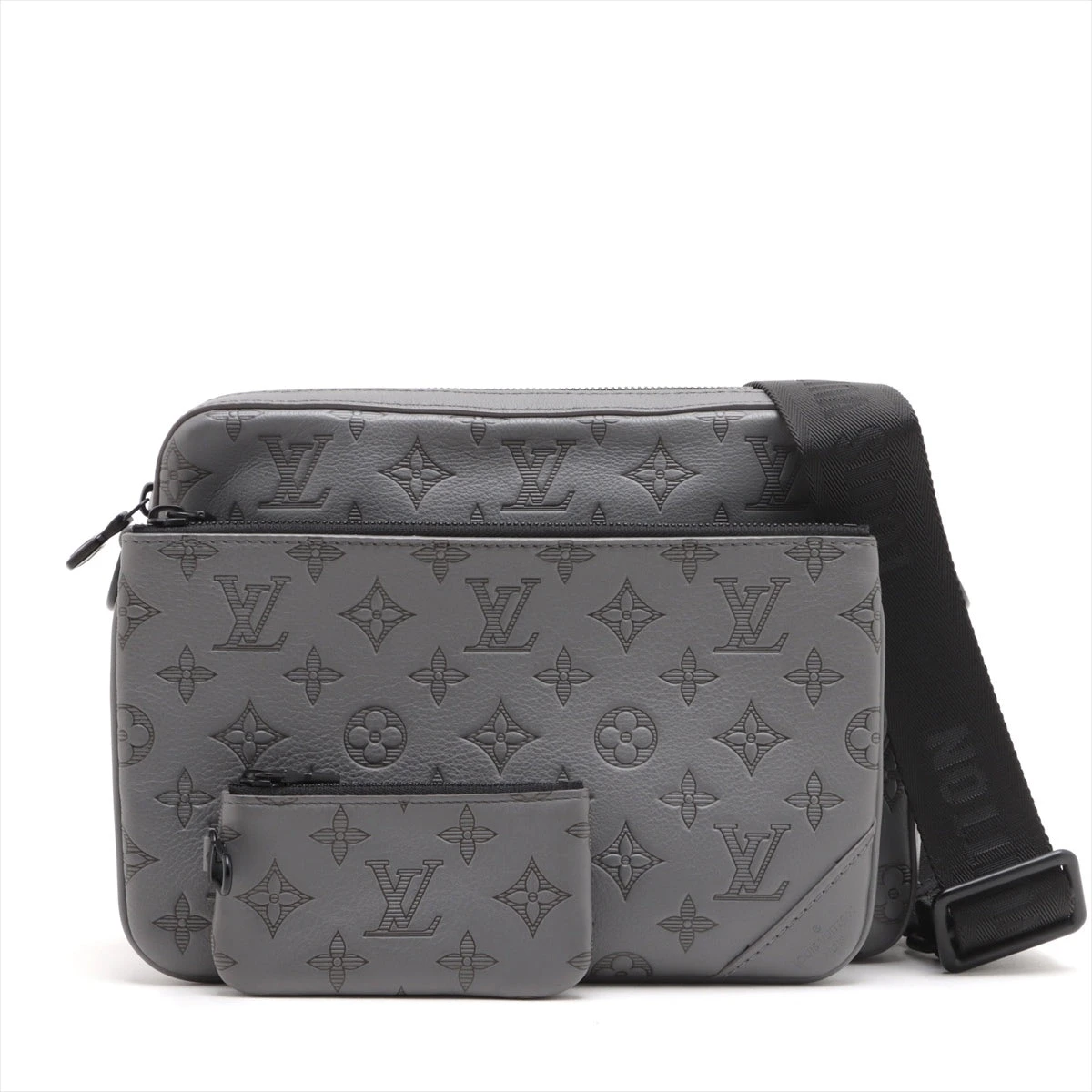 ヴィトン モノグラムシャドウ トリオメッセンジャー M46603 RFID