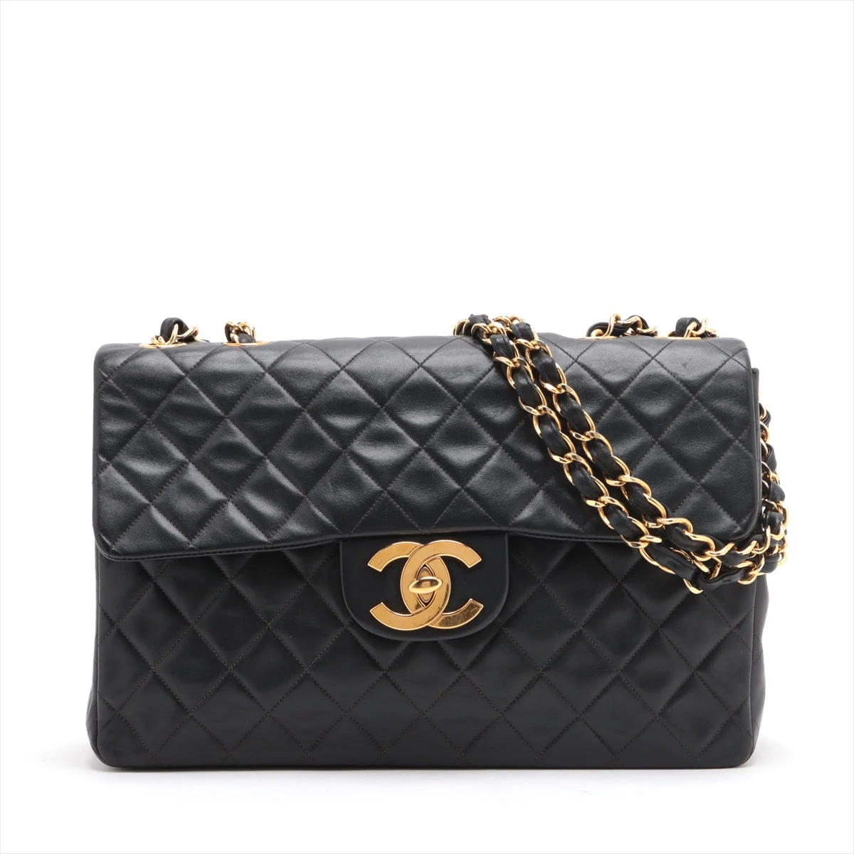 ⭐︎超美品⭐︎CHANEL デカマトラッセ34 ダブルチェーン ラムスキン ⭐︎超美品⭐︎CHANEL デカマトラッセ34 ダブルチェーン ラムスキン