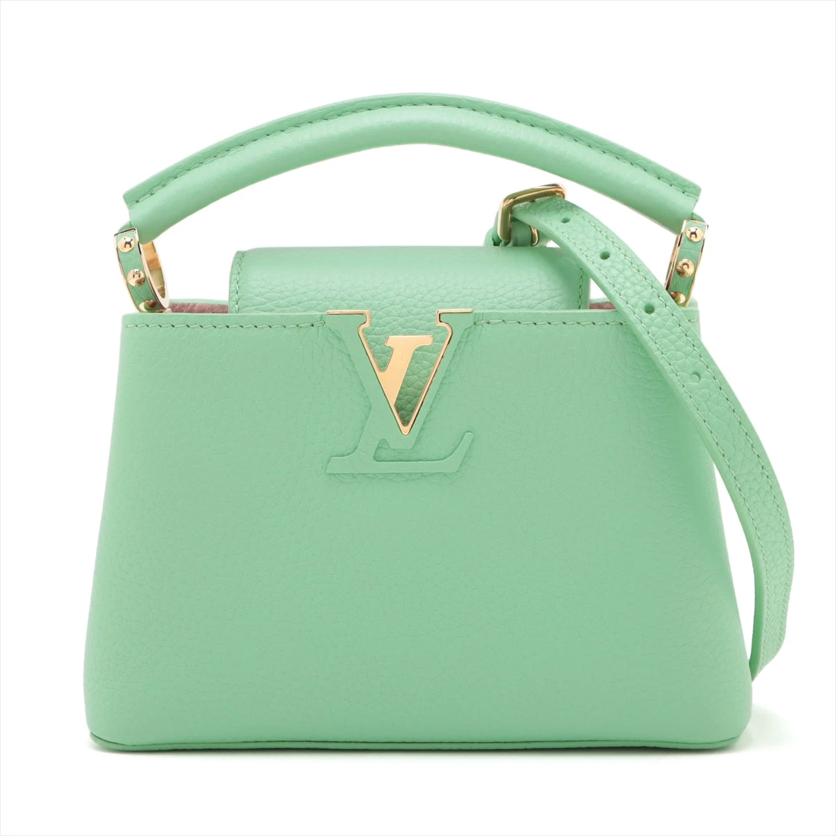 ヴィトン キュイール・トリヨン カプシーヌMINI M59928 RFID反応