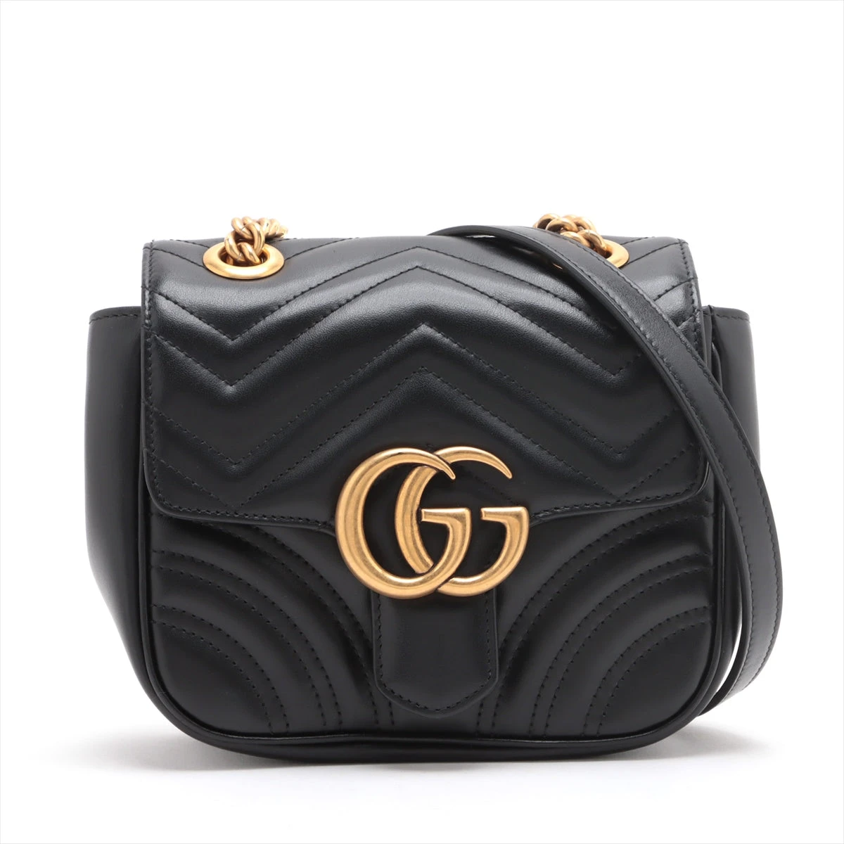 GUCCI ブラック ショルダーバッグ キルティング 【公式通販】