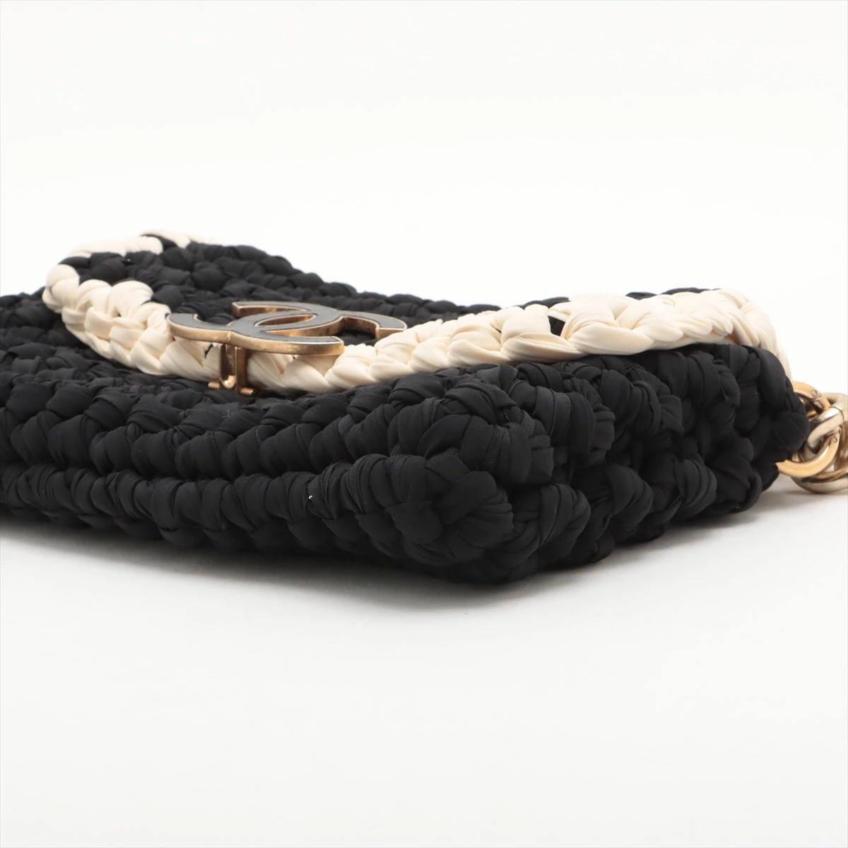 シャネル ココマーク ファブリック チェーンショルダーバッグ