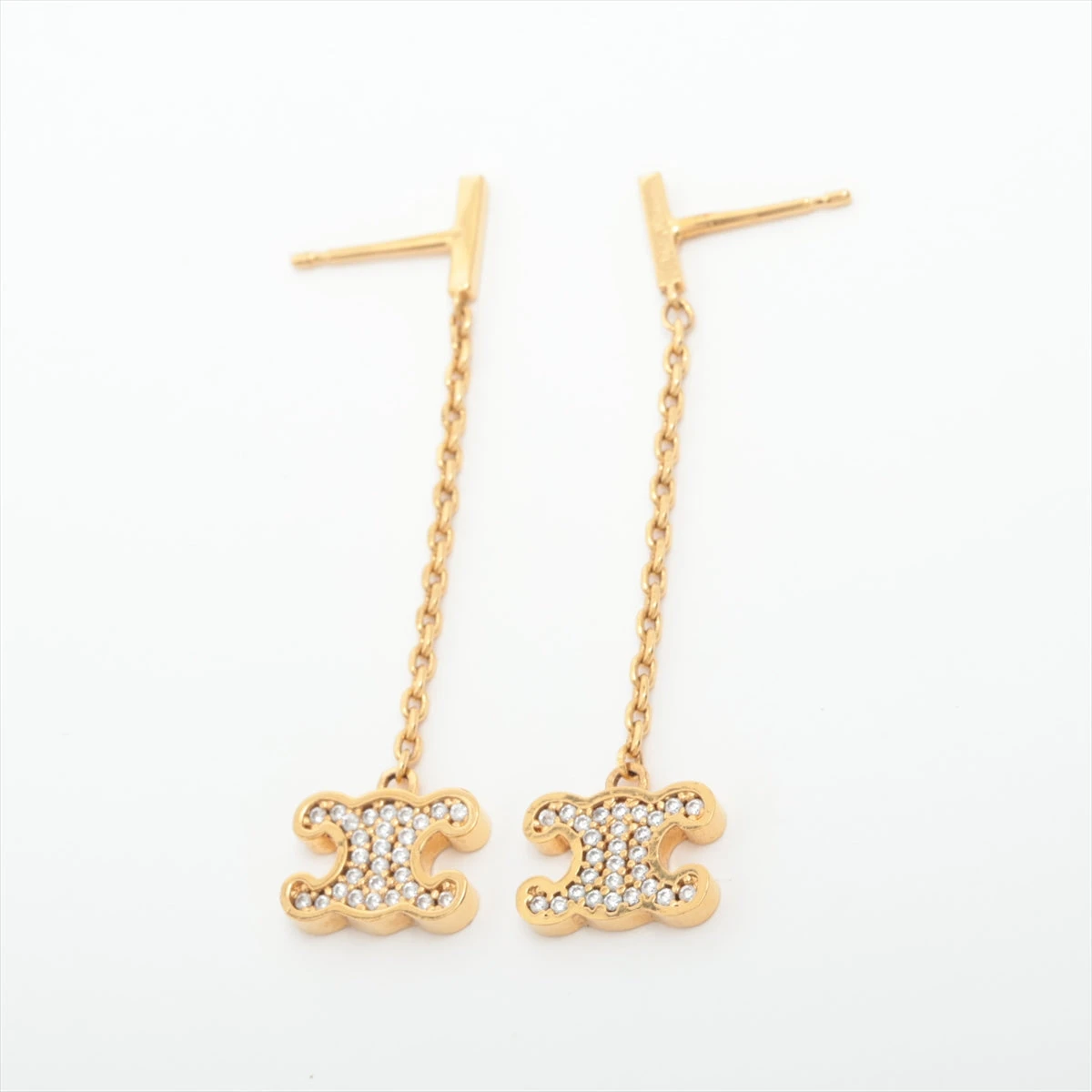 ◇セリーヌ◇GP/トリオンフ/ピアス/ブランド/ゴールド バイセル公式】【在庫一掃】 セリーヌ トリオンフ ピアス GP