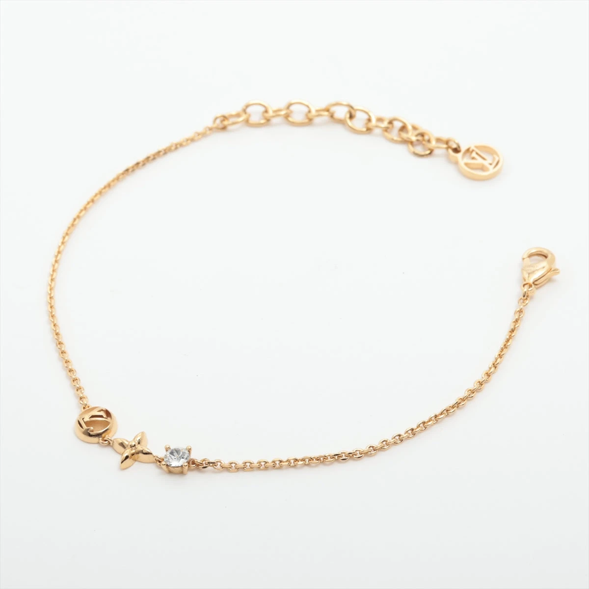 美品✨ルイヴィトン プティ ルイ ブレスレット ラインストーン LV ロゴ 美品✨ルイヴィトン プティ ルイ ブレスレット ラインストーン LV ロゴ