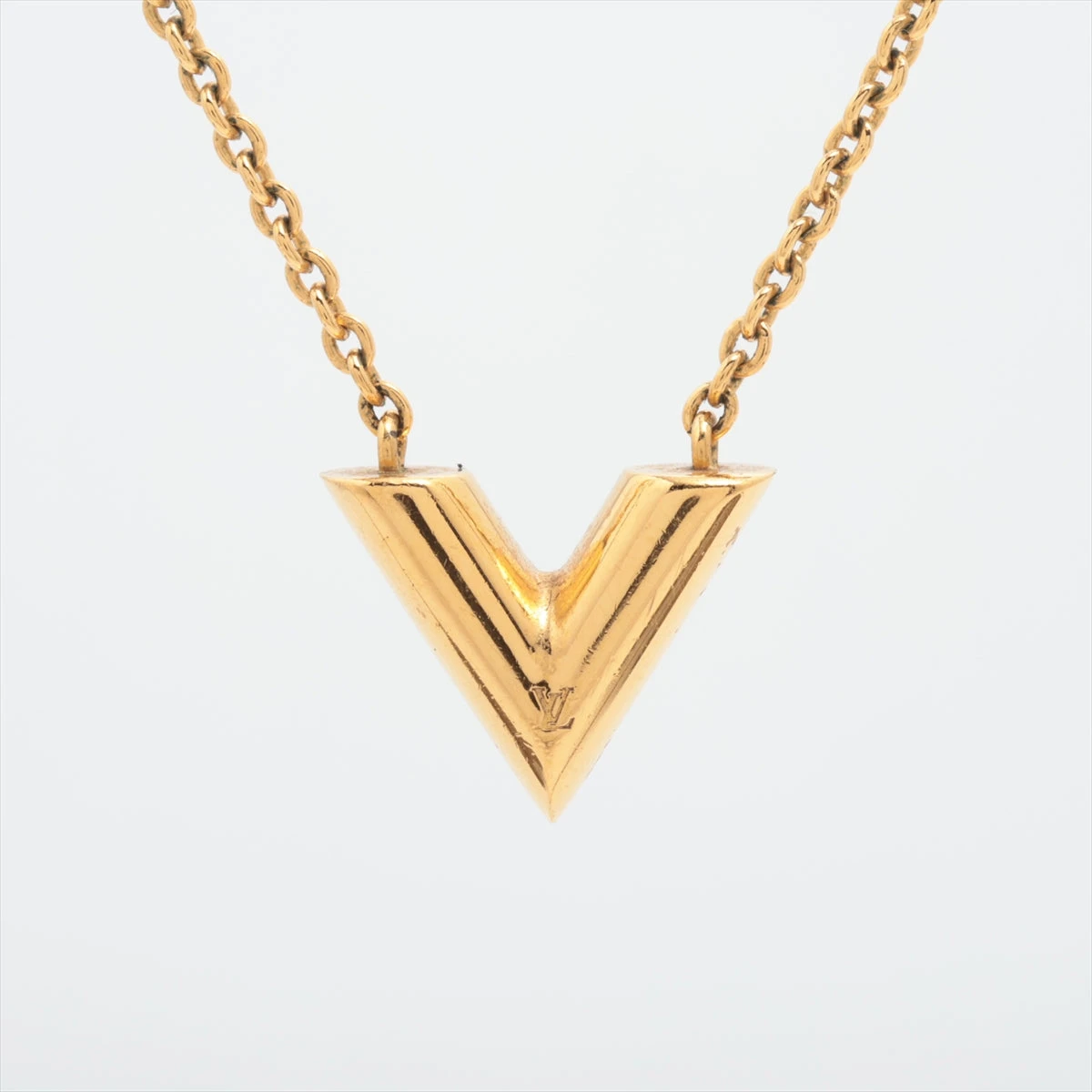 ◇ルイヴィトン◇M61083 エセンシャルV ネックレス ゴールド LE1109 ◇ルイヴィトン◇新品仕上済 M61083 エセンシャル ネックレス