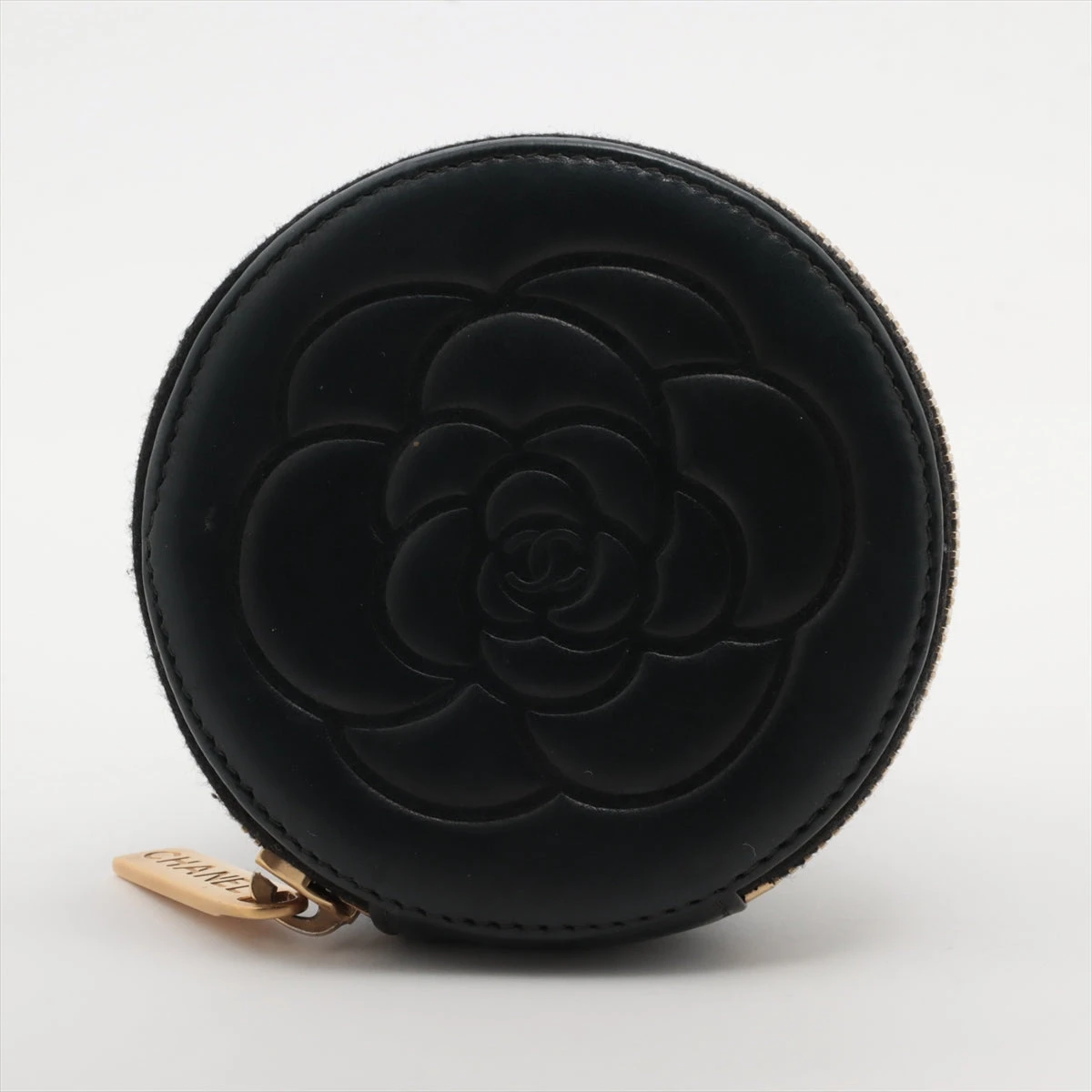 新品！CHANEL シャネル 黒 レザー コインケース