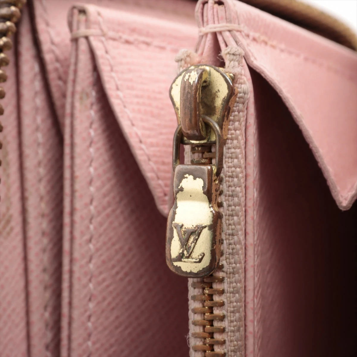 【正規品】ルイヴィトン ダミエ ジッピーウォレット ローズバレリーヌ ピンク 完売前に♪ LV☆ジッピー・ウォレット 〈ローズバレリーヌ