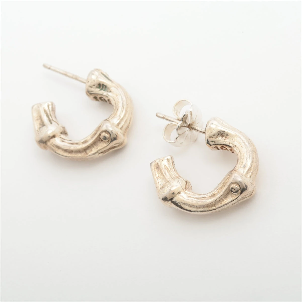 Tiffany バンブーピアス　シルバー925 1996】TIFFANY&Co. ティファニー バンブー ピアス 《シルバー925