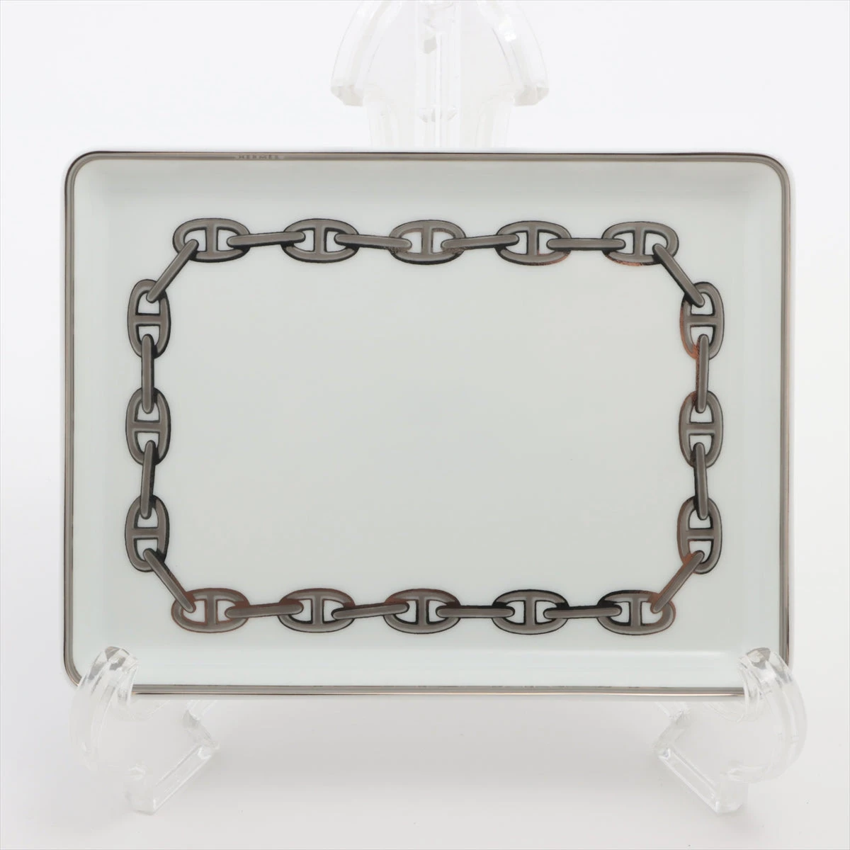 エルメス シェーヌダンクル プラチナプレート エルメス