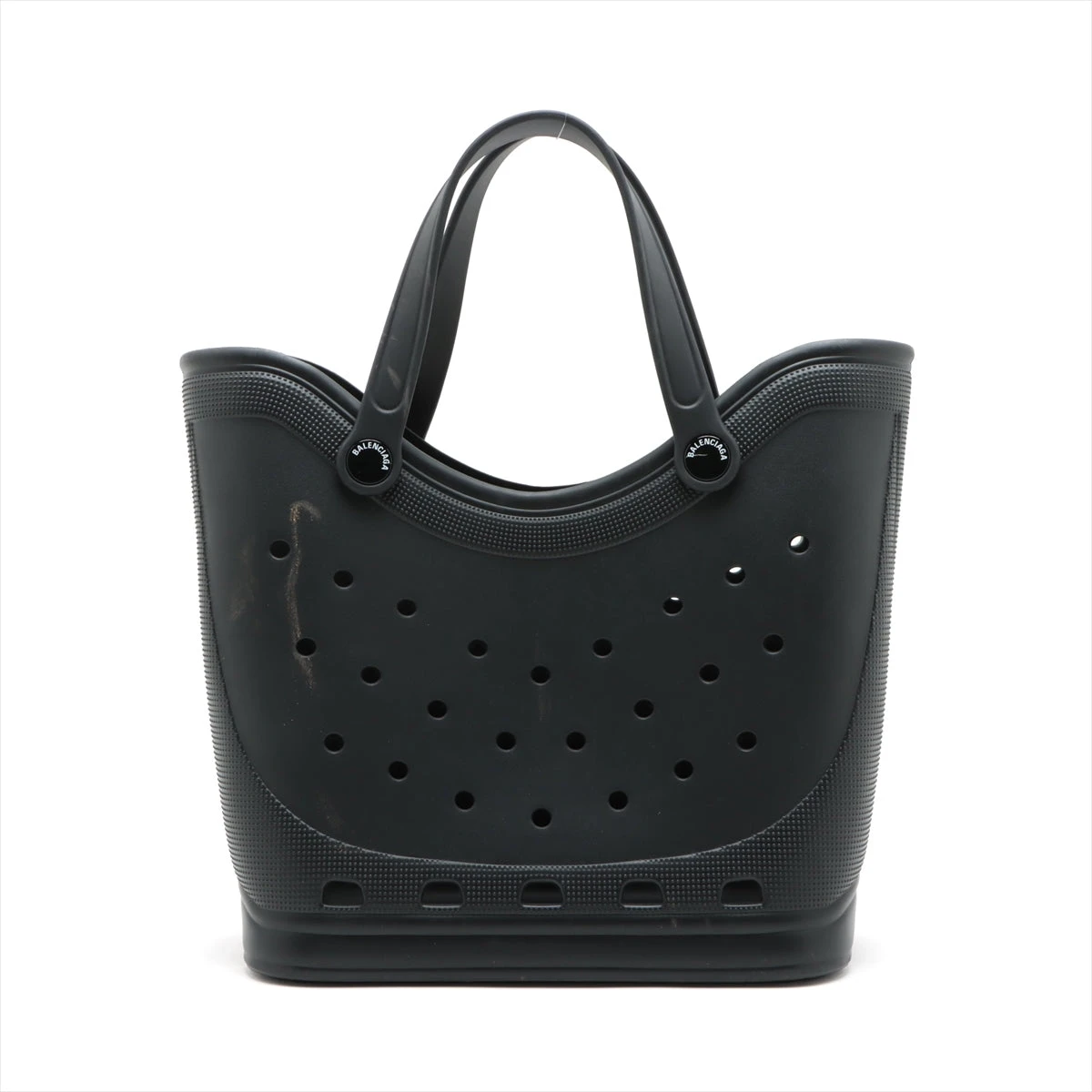 未使用品✨バレンシアガ クロックス ラバー トートバッグ　ショルダーバッグ バレンシアガ クロックス ラバー トートバッグ ブラック A3028116