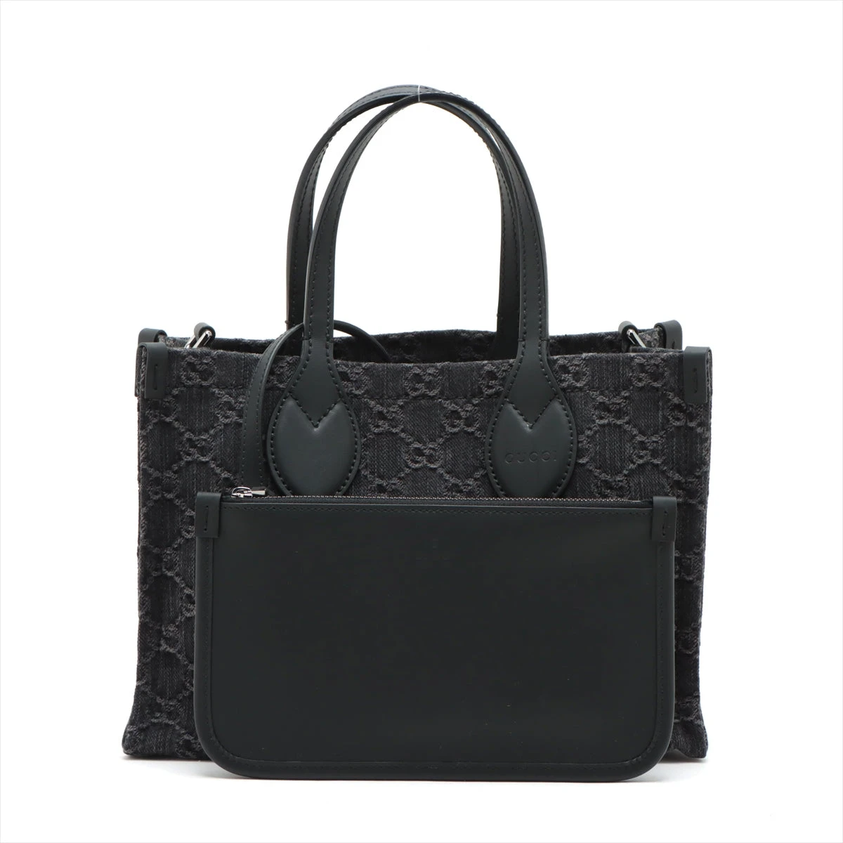 グッチ　バニティ　バッグ　ハンドバッグ　黒　ブラック GUCCI バニティバッグ