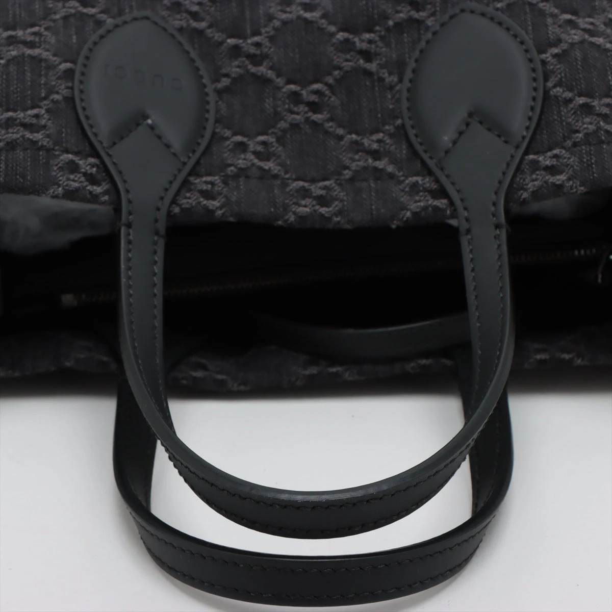セール★Gucciグッチ★772183 グッチ GGデニム 2WAYハンドバッグ ブラック 772183 A3023472
