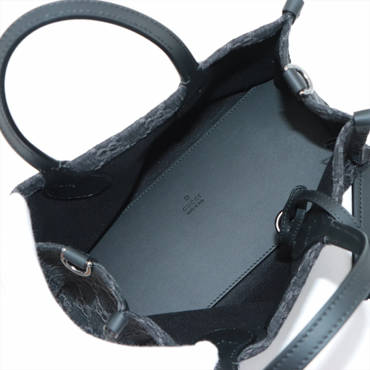 セール★Gucciグッチ★772183 グッチ GGデニム 2WAYハンドバッグ ブラック 772183 A3023472