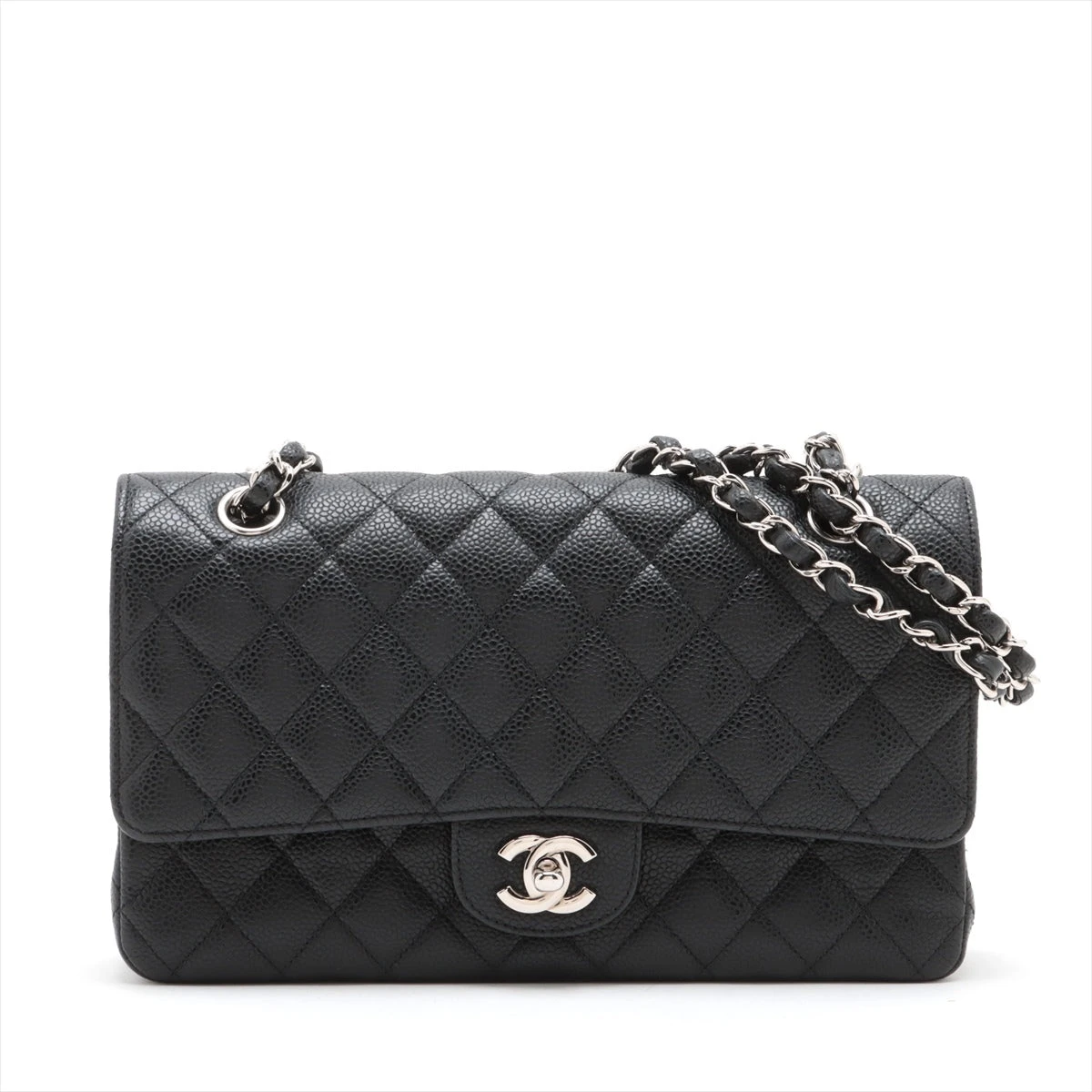 箱付き CHANEL ベージュ/ブラック オープントゥパンプス 24cm