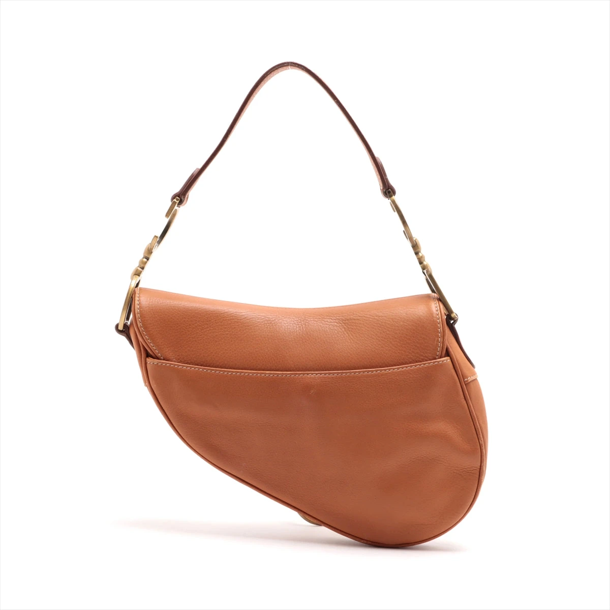 クリスチャンディオール サドルバッグ レザー ショルダーバッグ