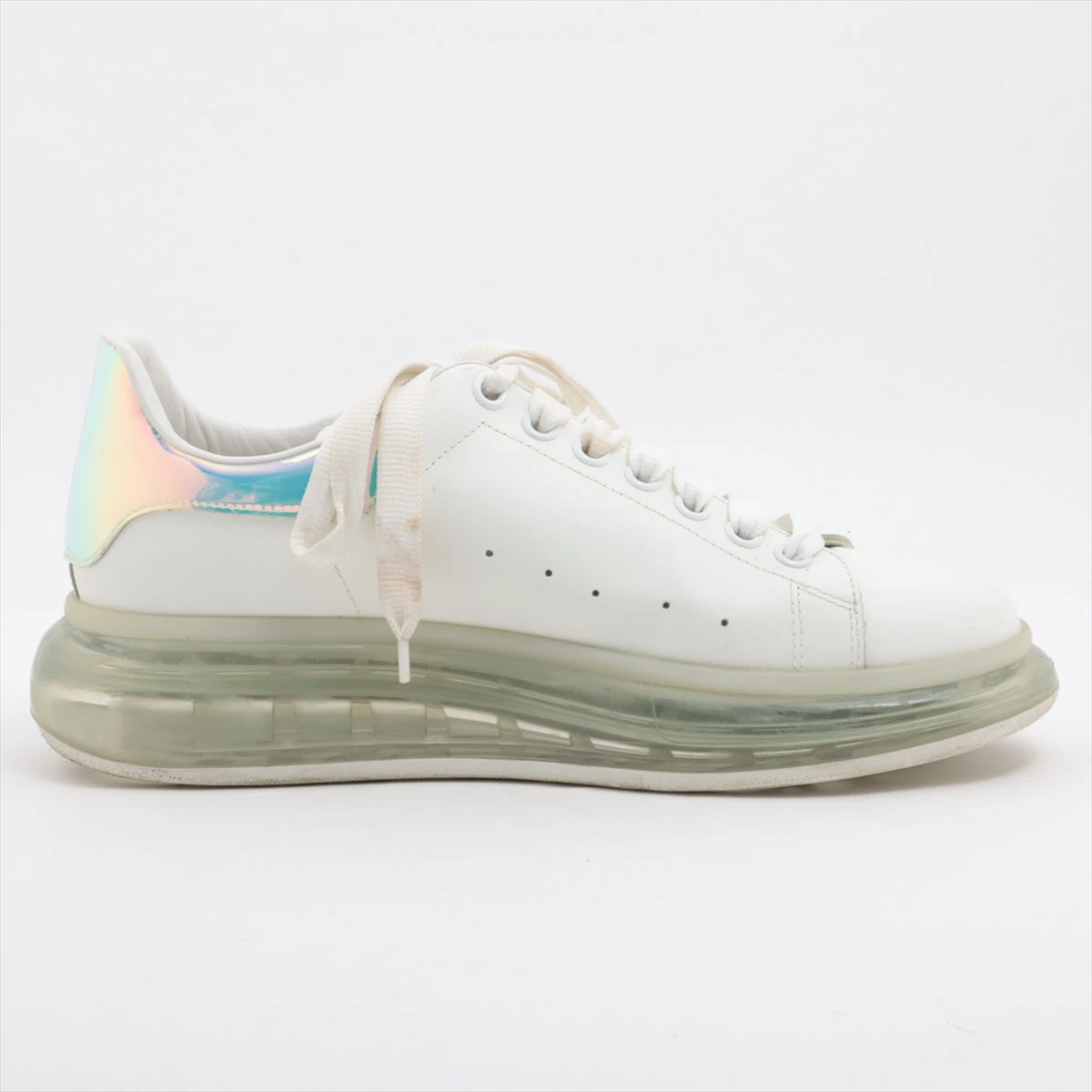 アレキサンダーマックイーン レザー×パテント スニーカー 42