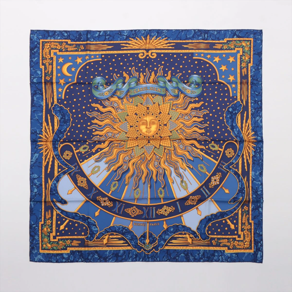 美品】箱付き エルメス カレ90 スカーフ 今日一日を楽しむ