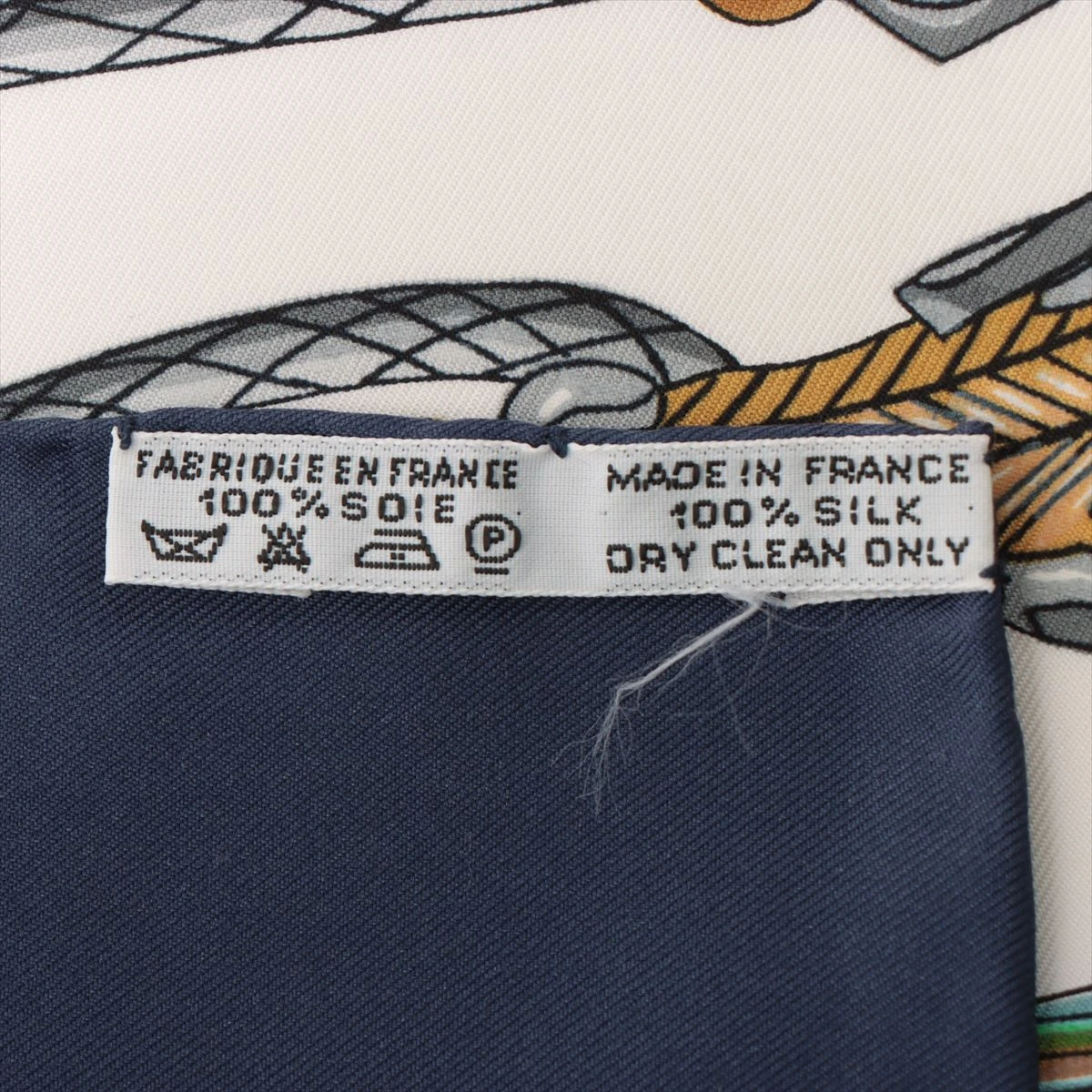 【美品】HERMESカレ 90 Pasementerie 紐飾り スカーフ エルメス カレ90 Passementerie 紐飾り スカーフ シルク