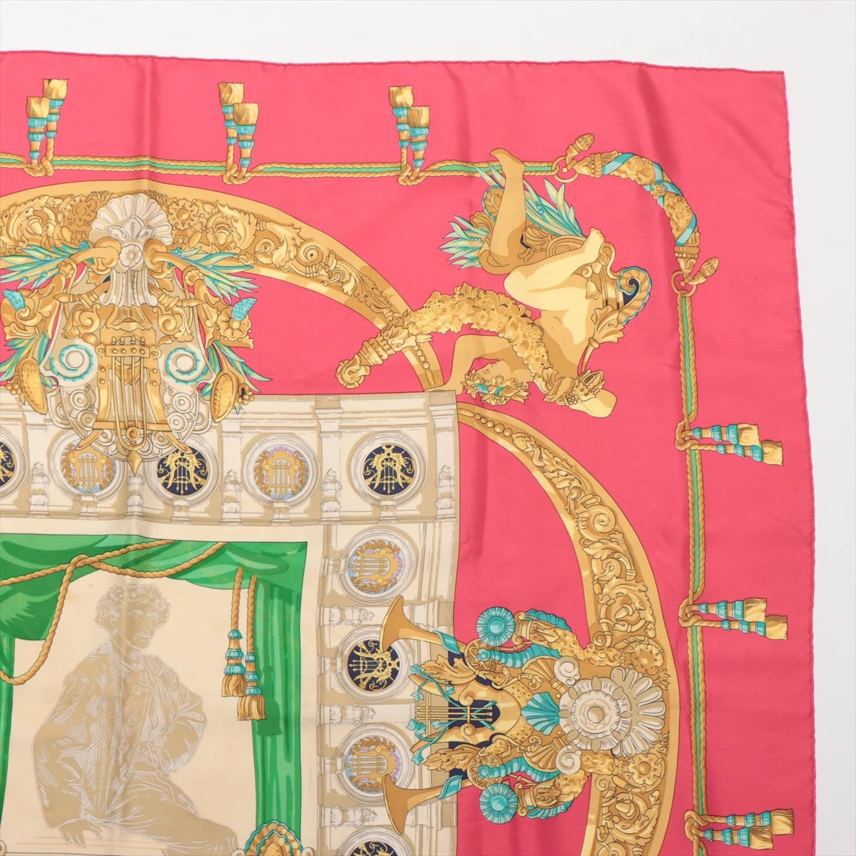 ⭐️タグ有⭐️HERMES エルメス カレ90 シャルルガルニエへの賛辞 稀少・美品✨エルメス カレ90 スカーフ シャルル・ガルニエへの