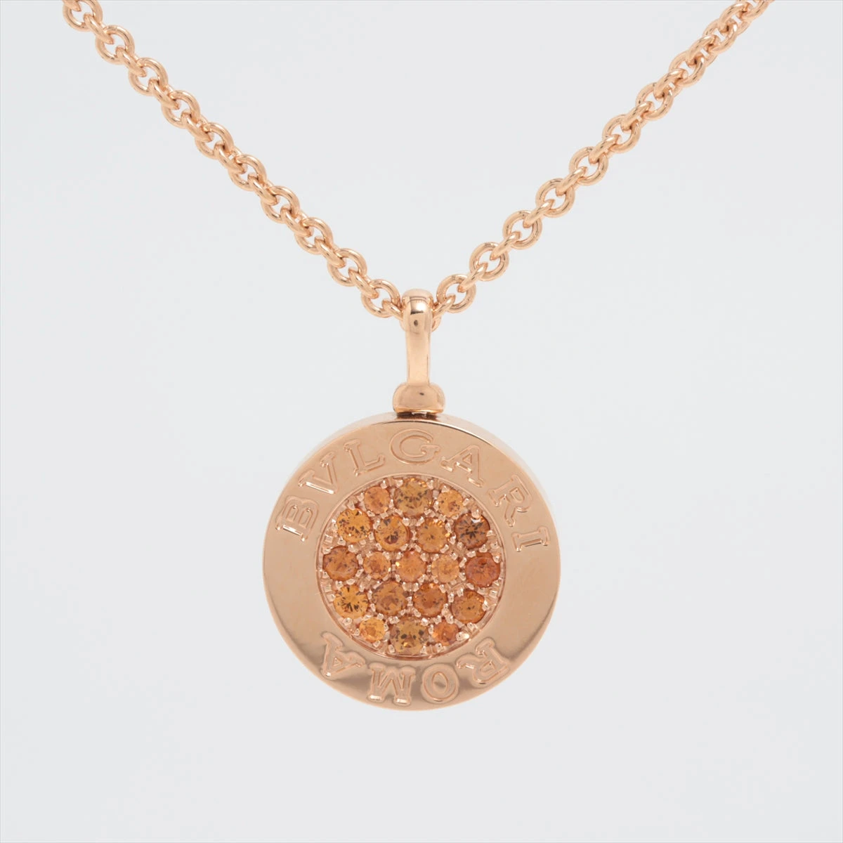 ★限定セール★ 【ブルガリ】 ネックレス チョーカー アクセサリー ストラップ BVLGARI BVLGARI ブルガリ トンド K18/SS サクラモチーフ