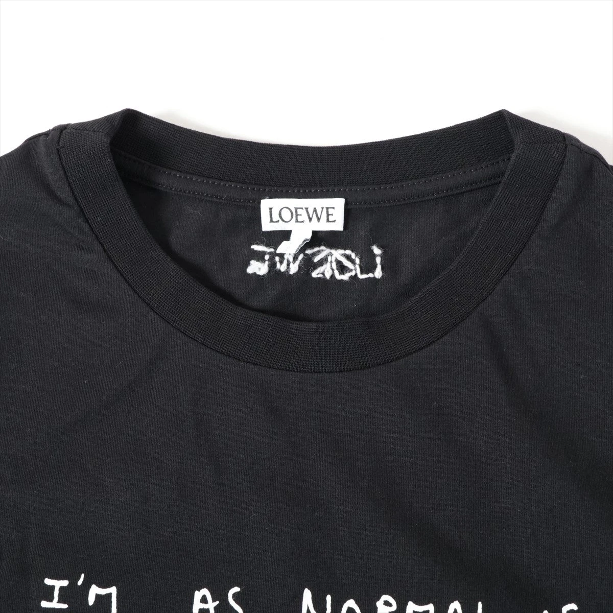 ロエベ LOEWE プリントＴシャツ S359333XCI ブラック サイズ：XS 楽天市場】【中古】LOEWE プリントTシャツ S359333XCI ブラック