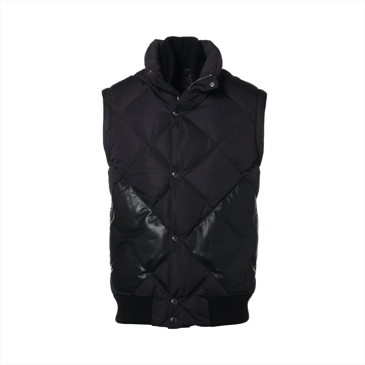 ヴィトン 10AW ウール×ナイロン ダウンジャケット 48 メンズ
