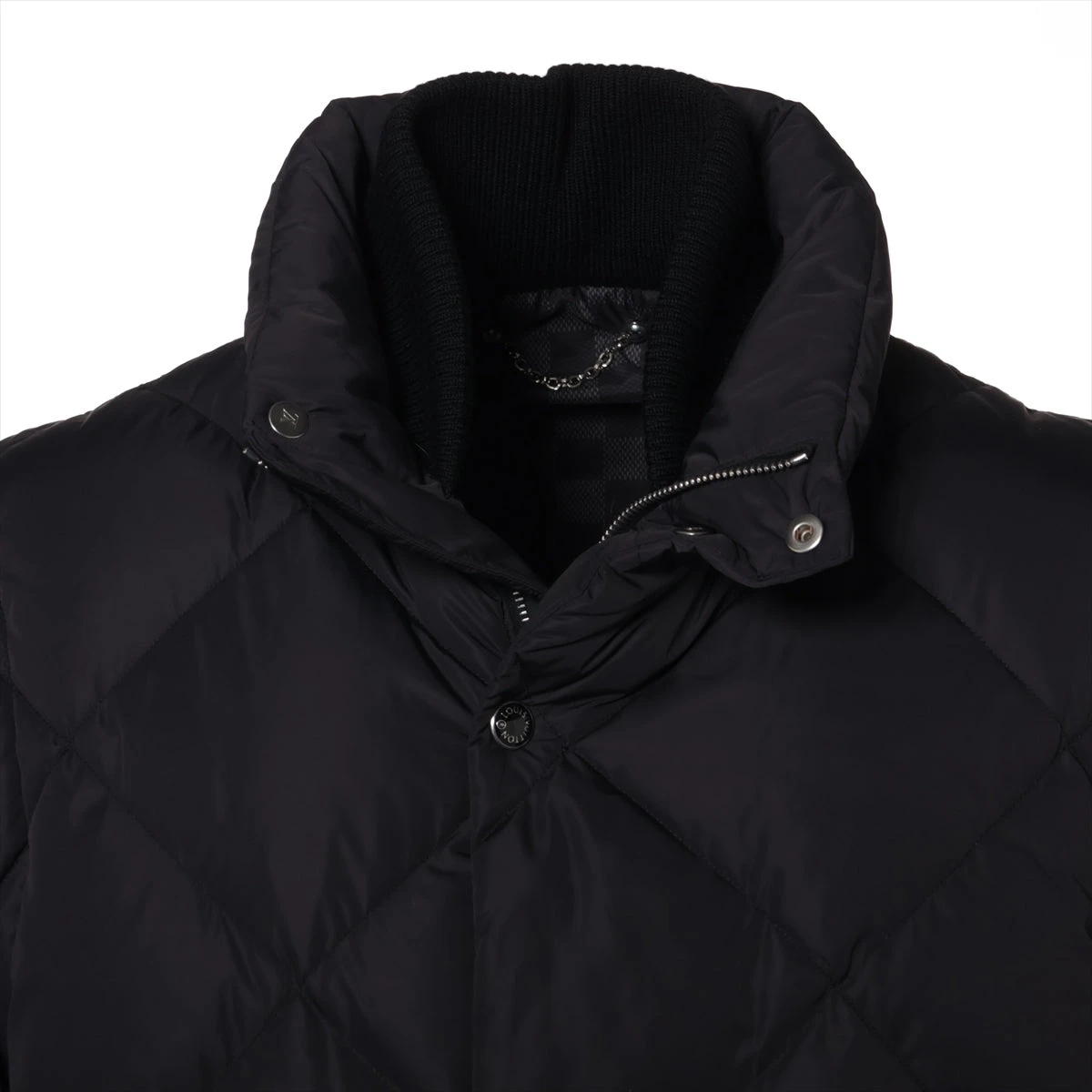 y2k　モルガンオム　ライダース　ナイロンダウン　/M　ブラック　ダウン70% MONCLER モンクレール 2021-22 AW G209K1A00006 M1195 × HYKE