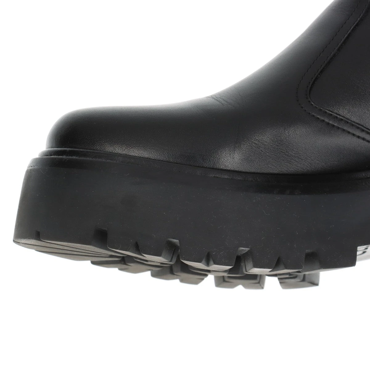 celine ブラックレザーサイドゴアブーツ38 CELINE セリーヌ サイドゴアブーツ CHELSEA BOOT 15