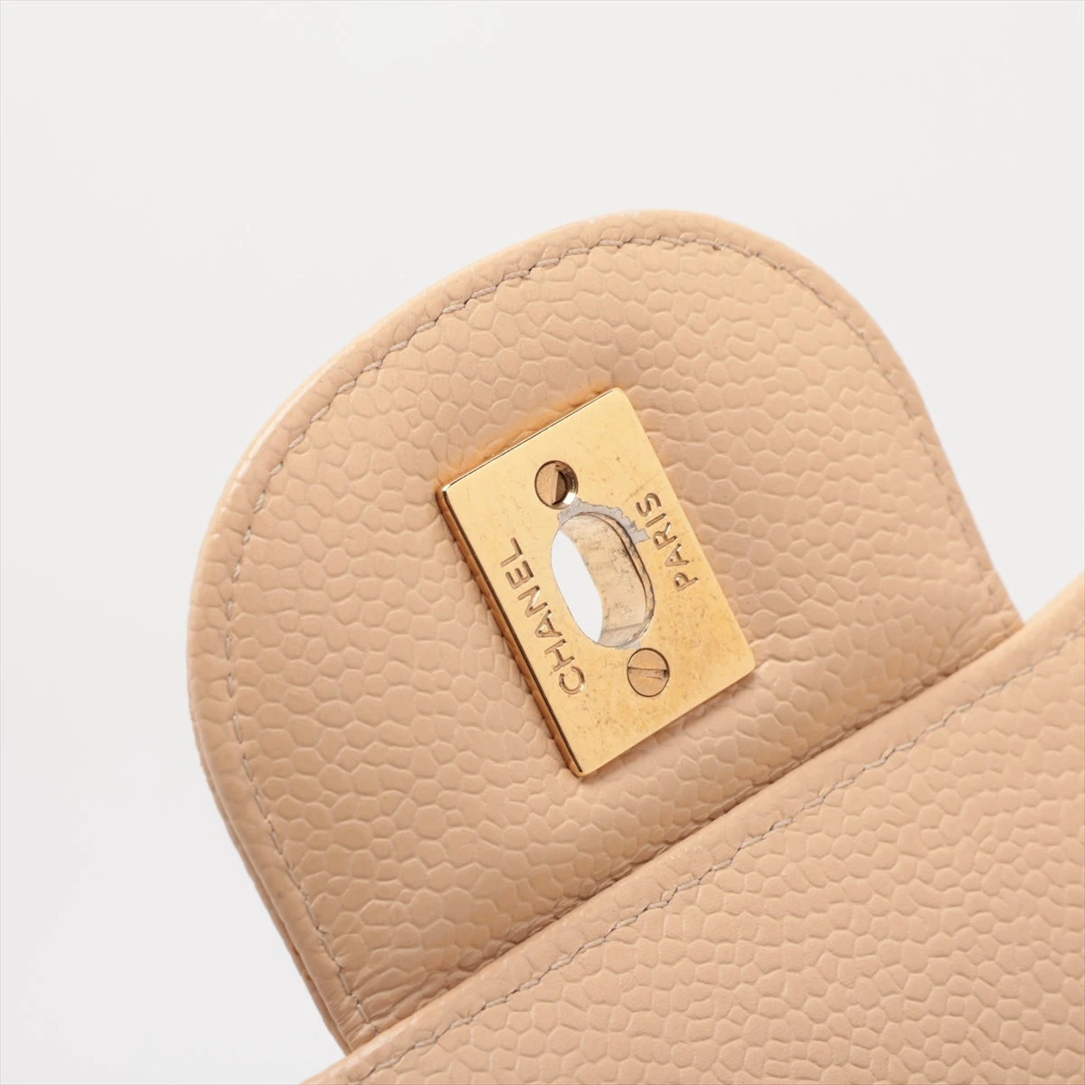 SUN♡  シャネル　マトラッセ　キャビア　30 ベージュ　シルバー金具 シャネル マトラッセ キャビアスキン チェーントートバッグ ココ