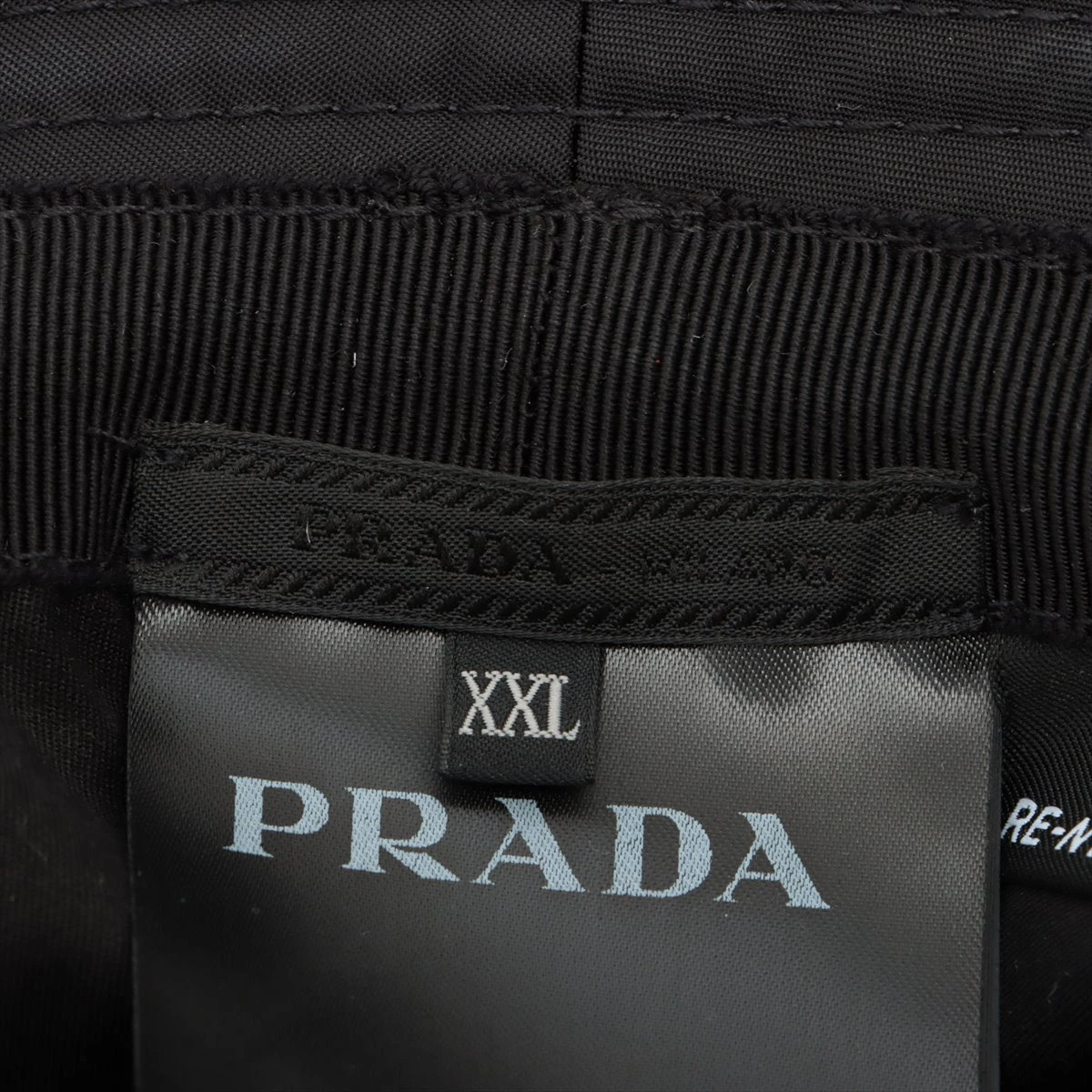 PRADA Re-Nylon バケットハット XXL ブラック プラダRe-Nylon バケットハットブラックXXL