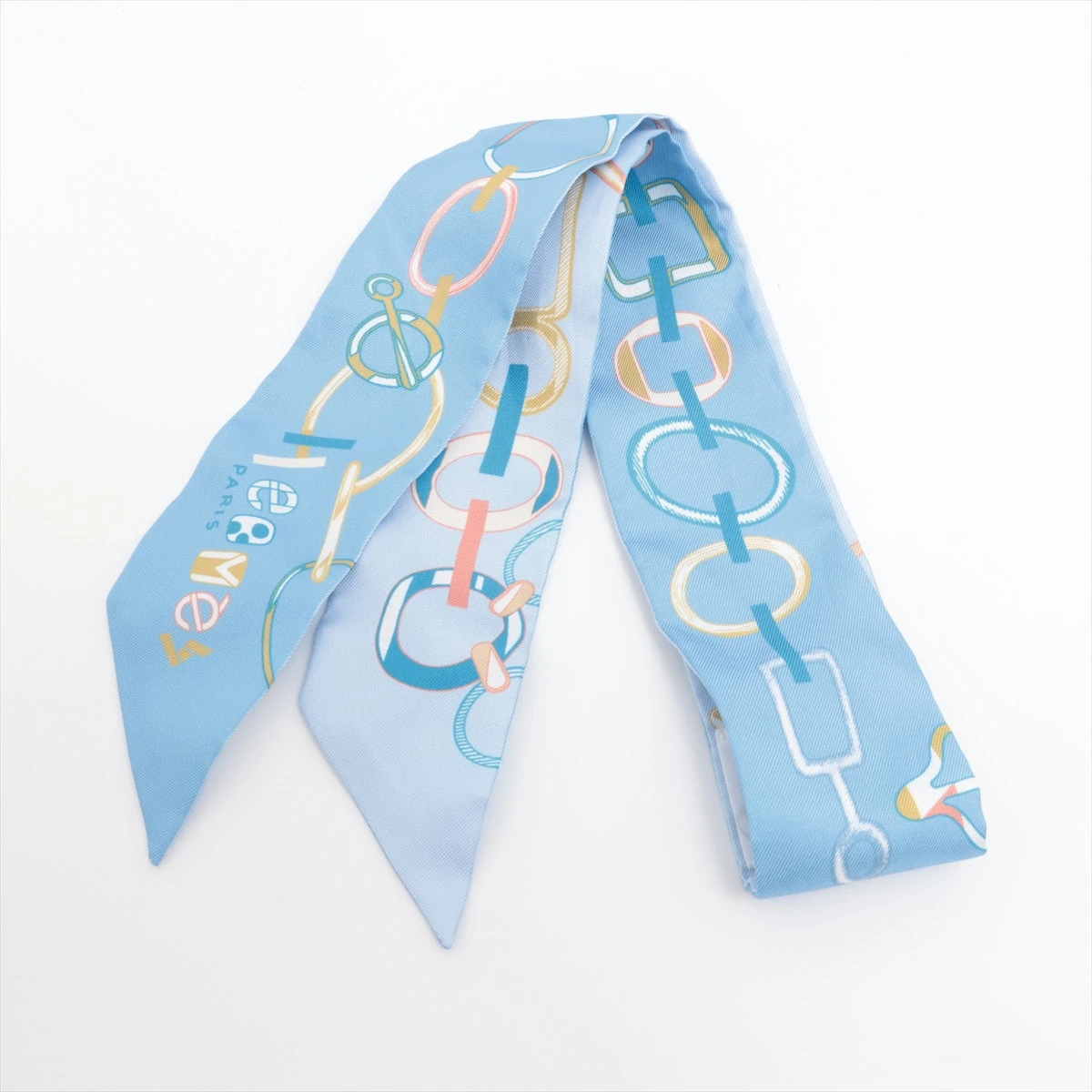 エルメス ツイリー Do Re Boucles ドレブークレ スカーフ シルク  