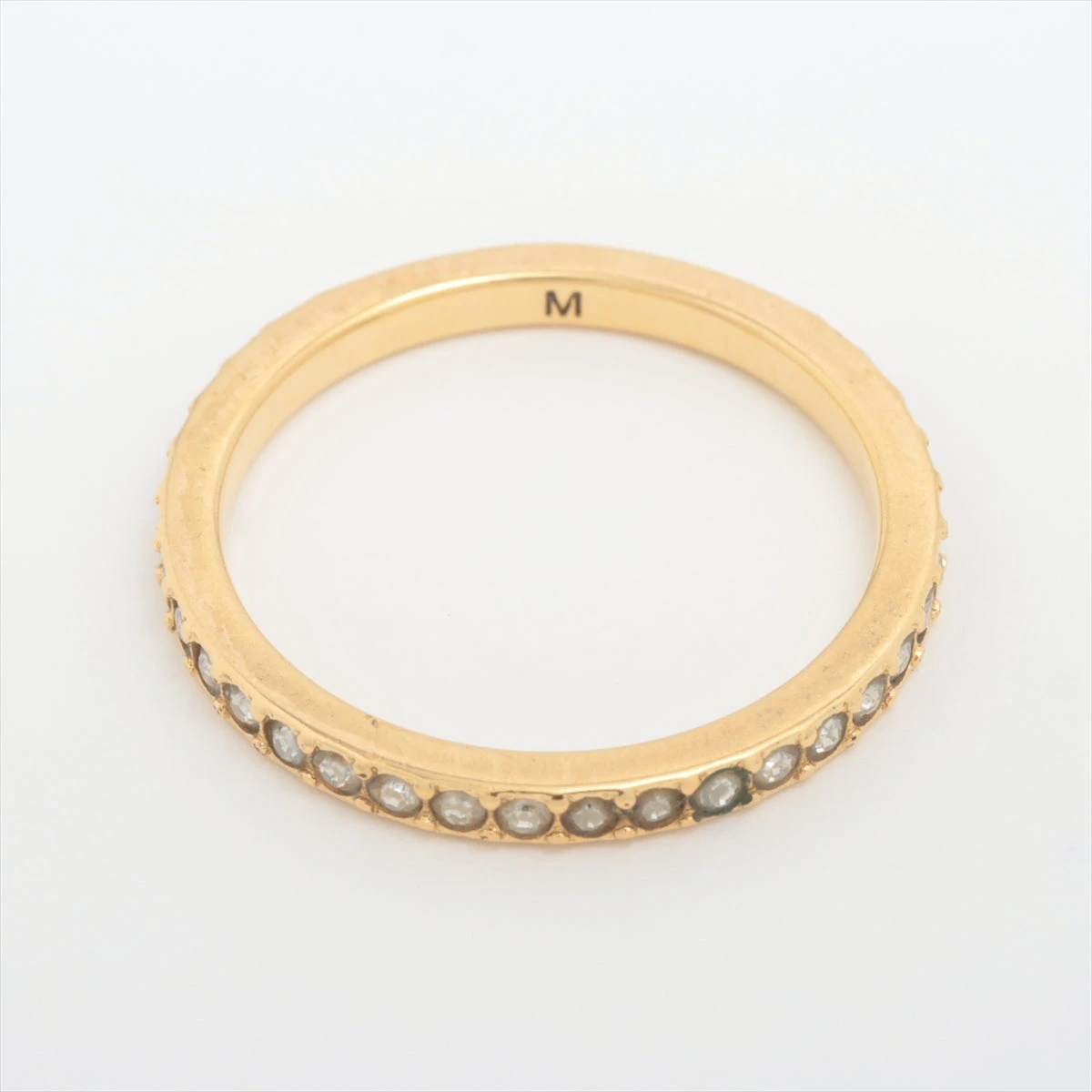 ディオール リング M GP×ラインストーン ゴールド A3033602