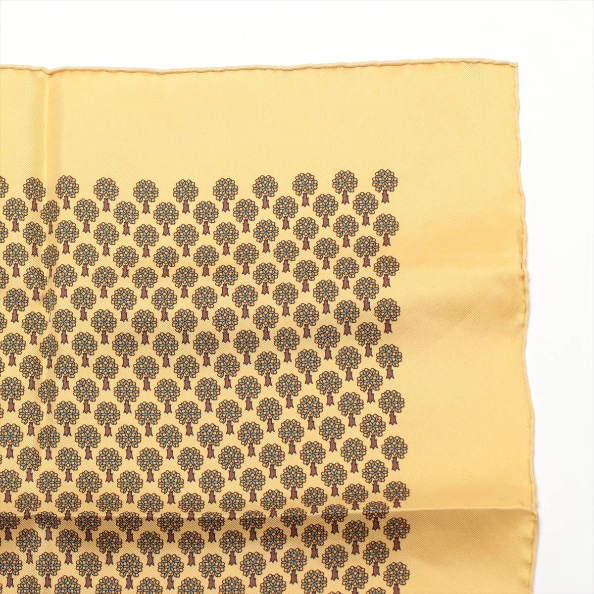 エルメス ネクタイ シルク カーキ ポケットチーフセット A3034197