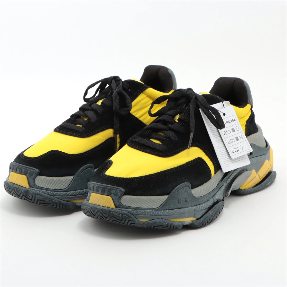 バレンシアガ トリプルS スエード×ナイロン スニーカー 40 ユニ