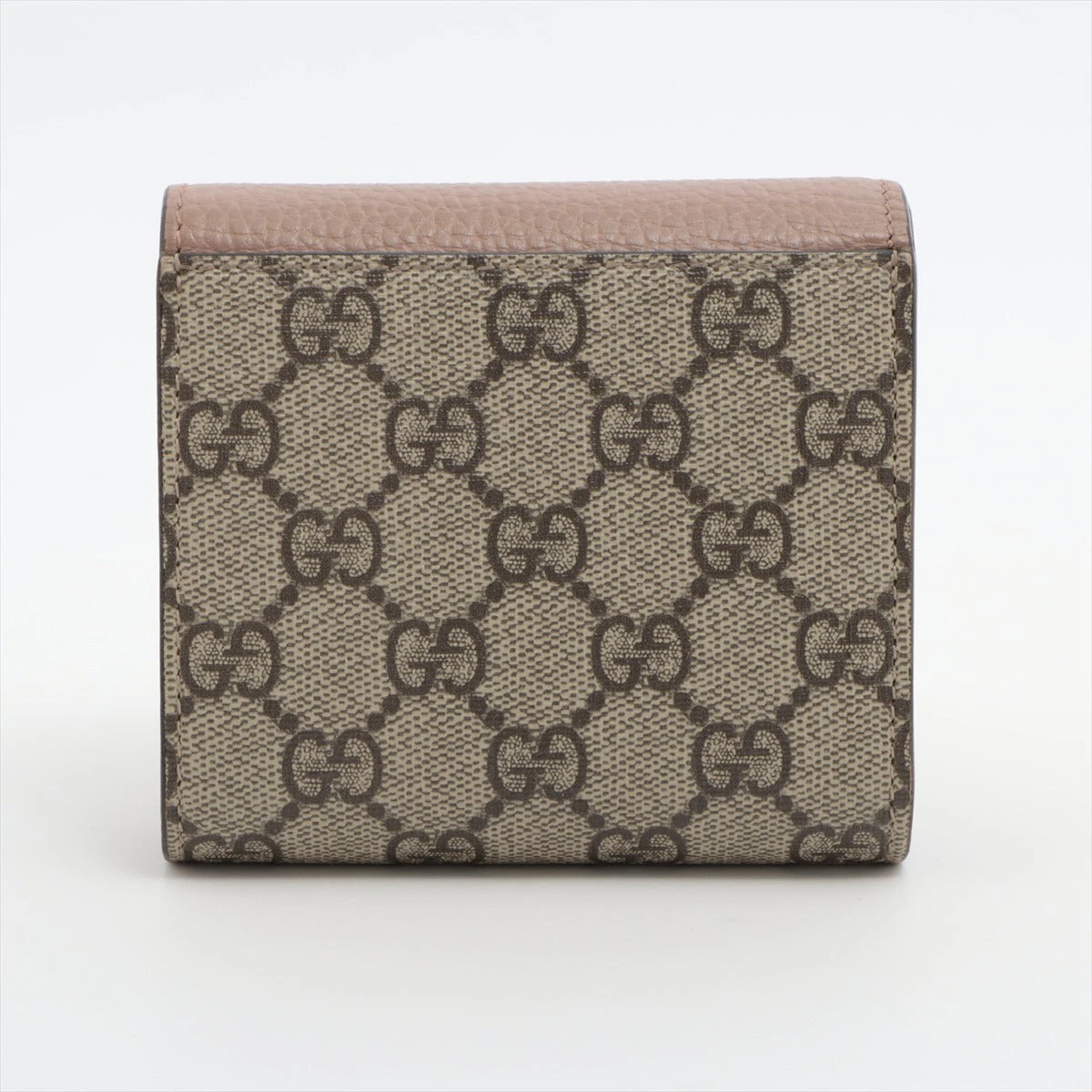 グッチ GGマーモント 598587 PVC×レザー コンパクトウォレット  