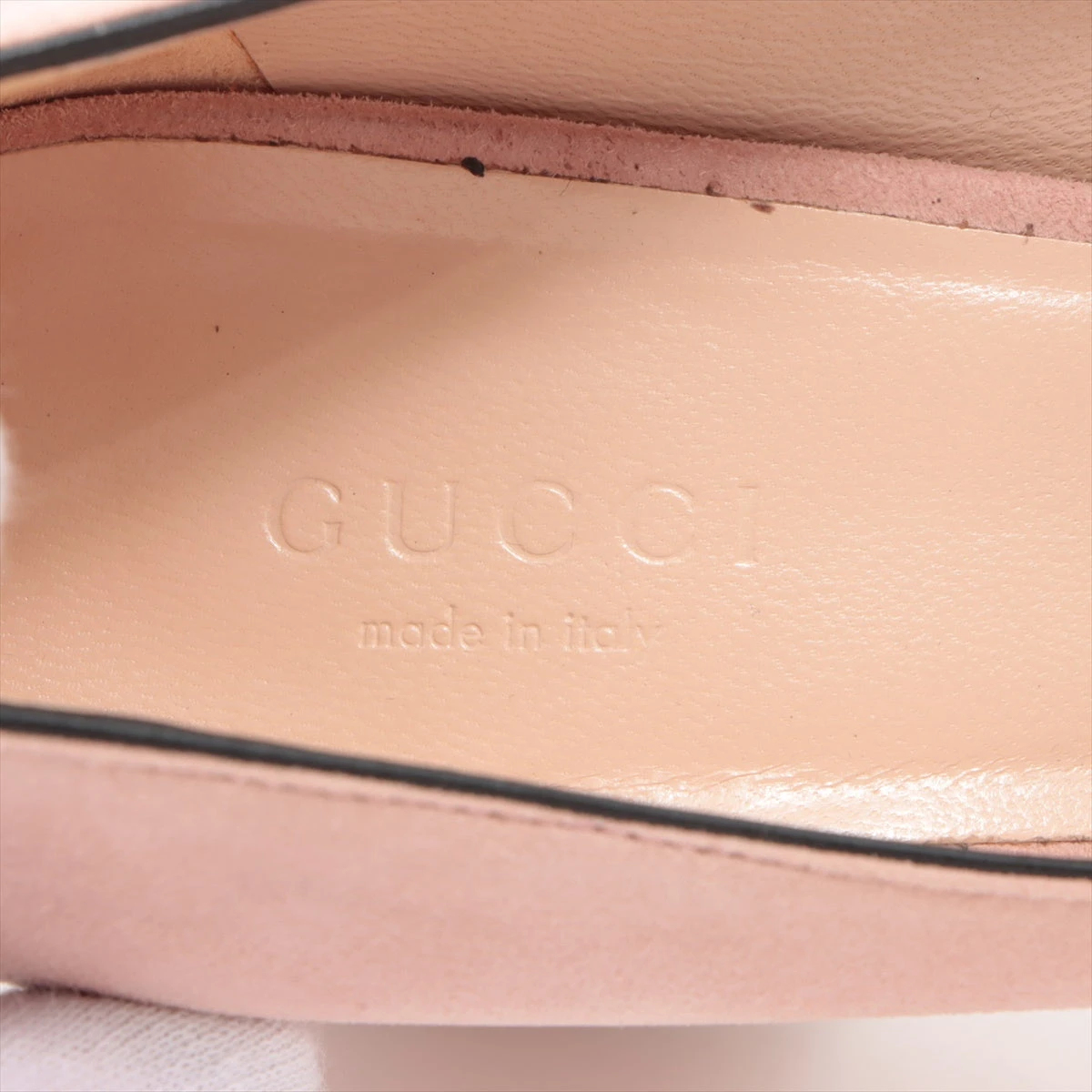 グッチ GGマーモント スエード パンプス 37 レディース ピンク 408208