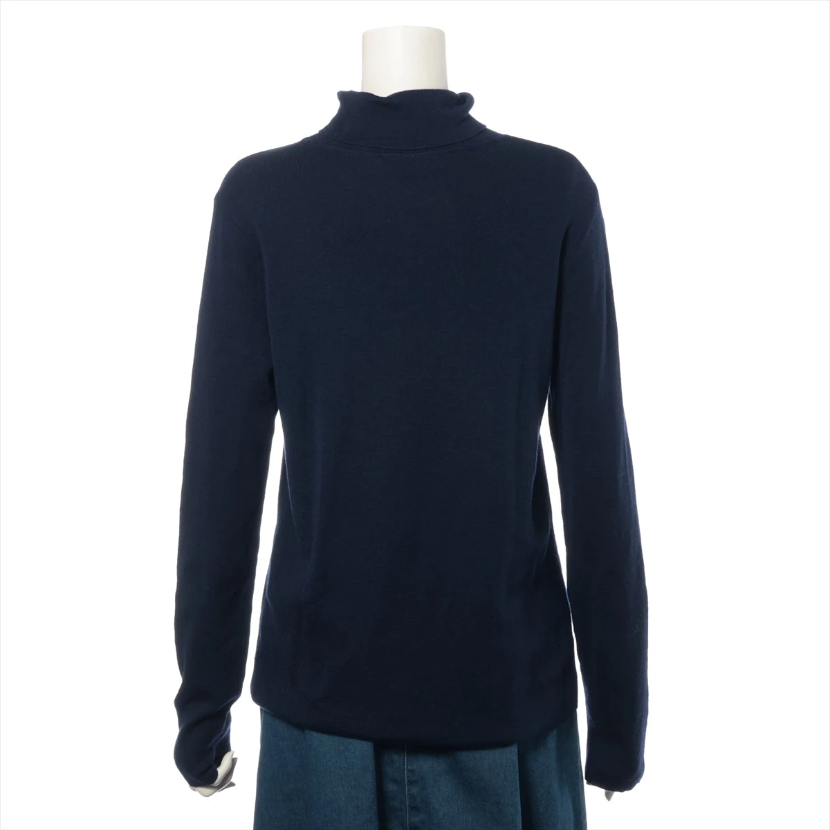 メゾンキツネ タートルネックニット ネイビー MAISON KITSUNE 並行輸入品 メゾンキツネ タートルネック