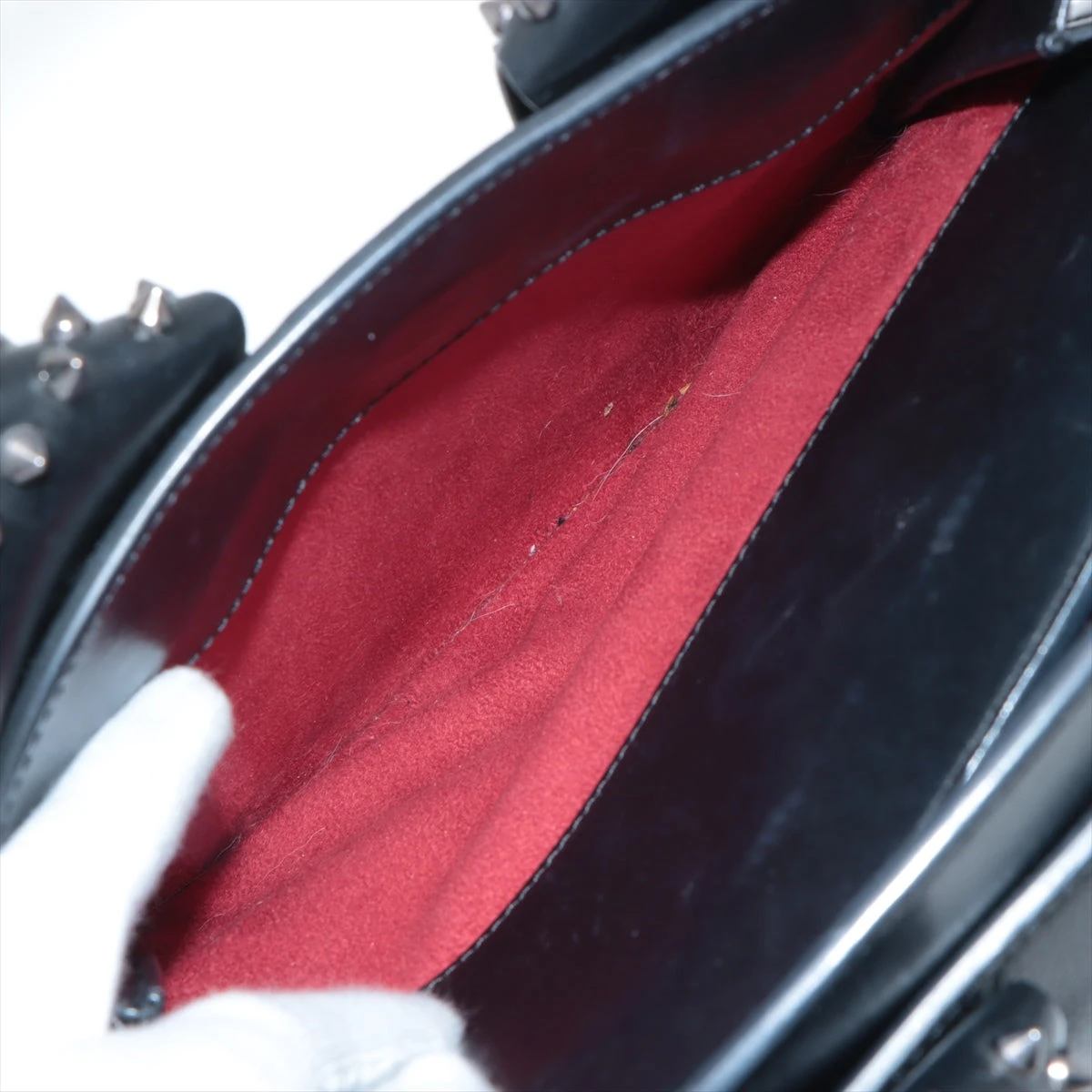 クリスチャンルブタン エロイーズ レザー 2WAYハンドバッグ